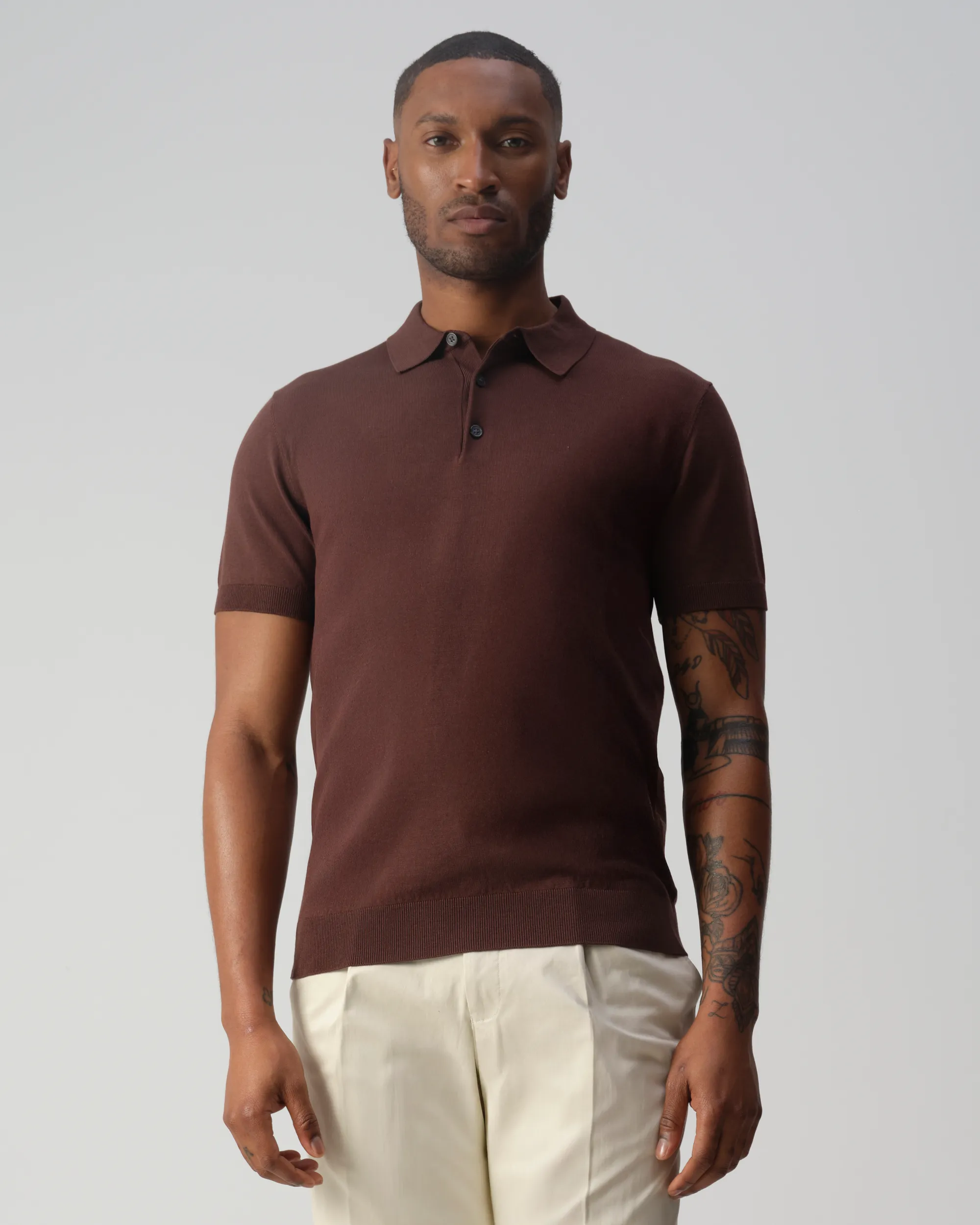 Vesper Marleybone Polo Dark brown 106983-005-L