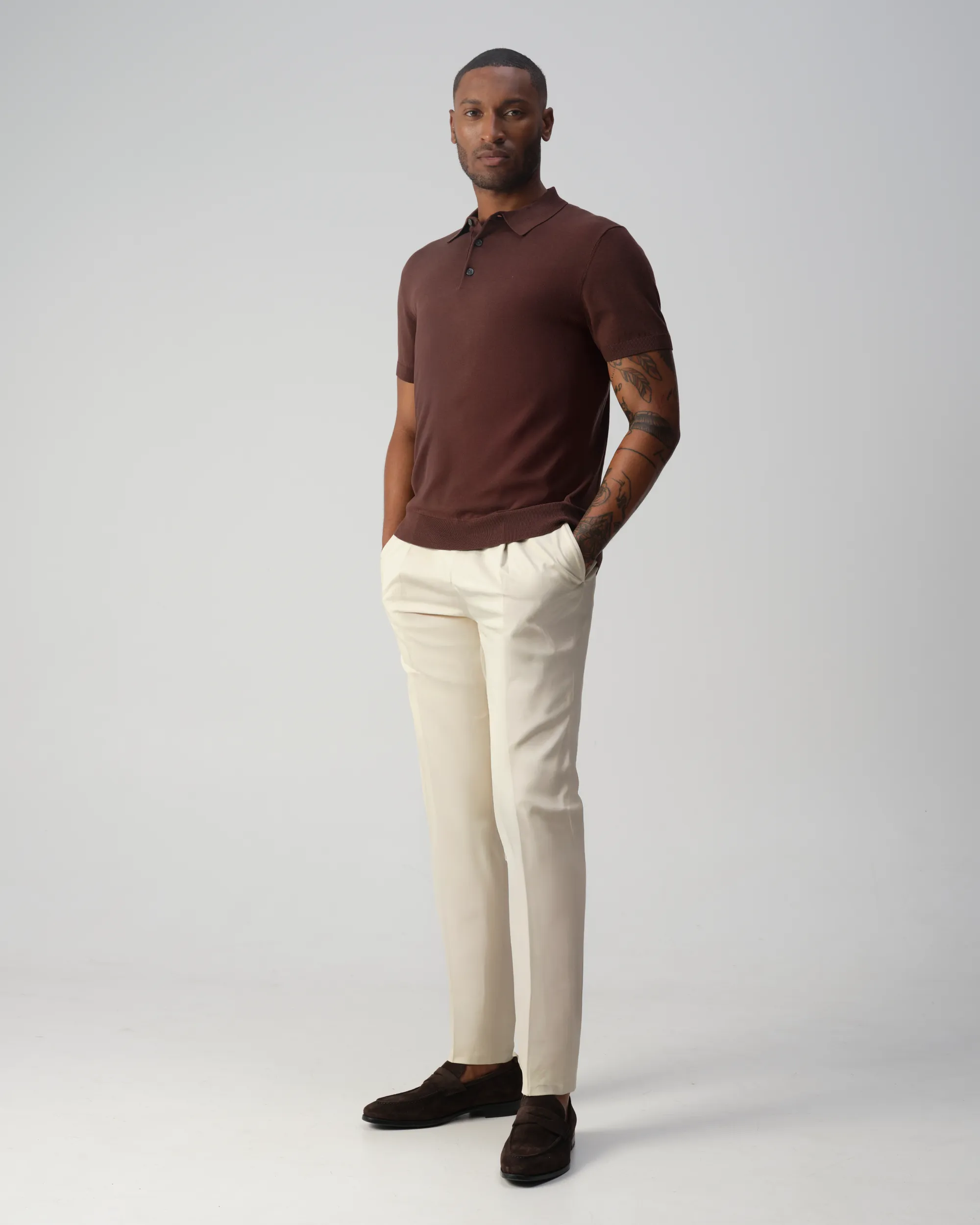 Vesper Marleybone Polo Dark brown 106983-005-L