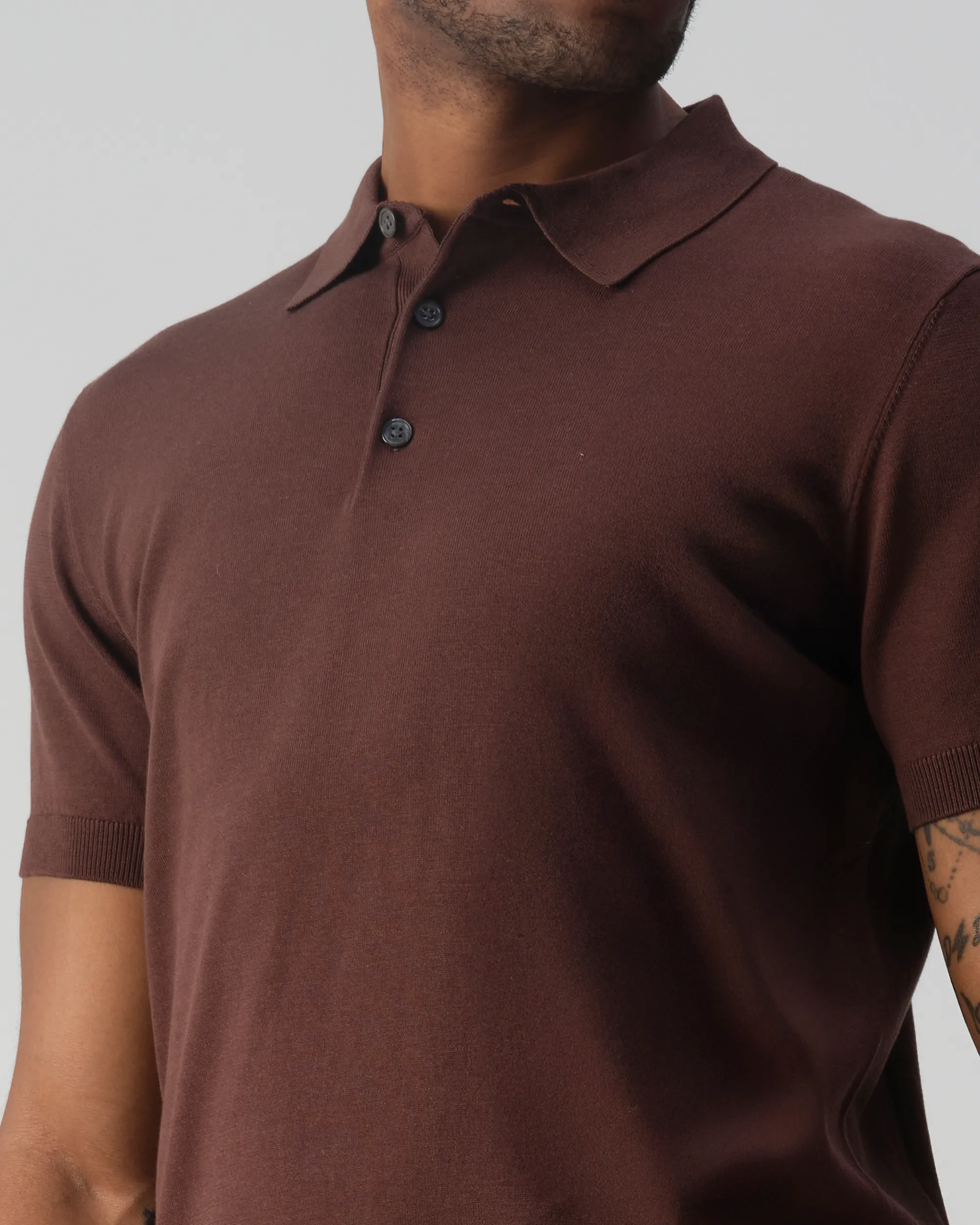 Vesper Marleybone Polo Dark brown 106983-005-L