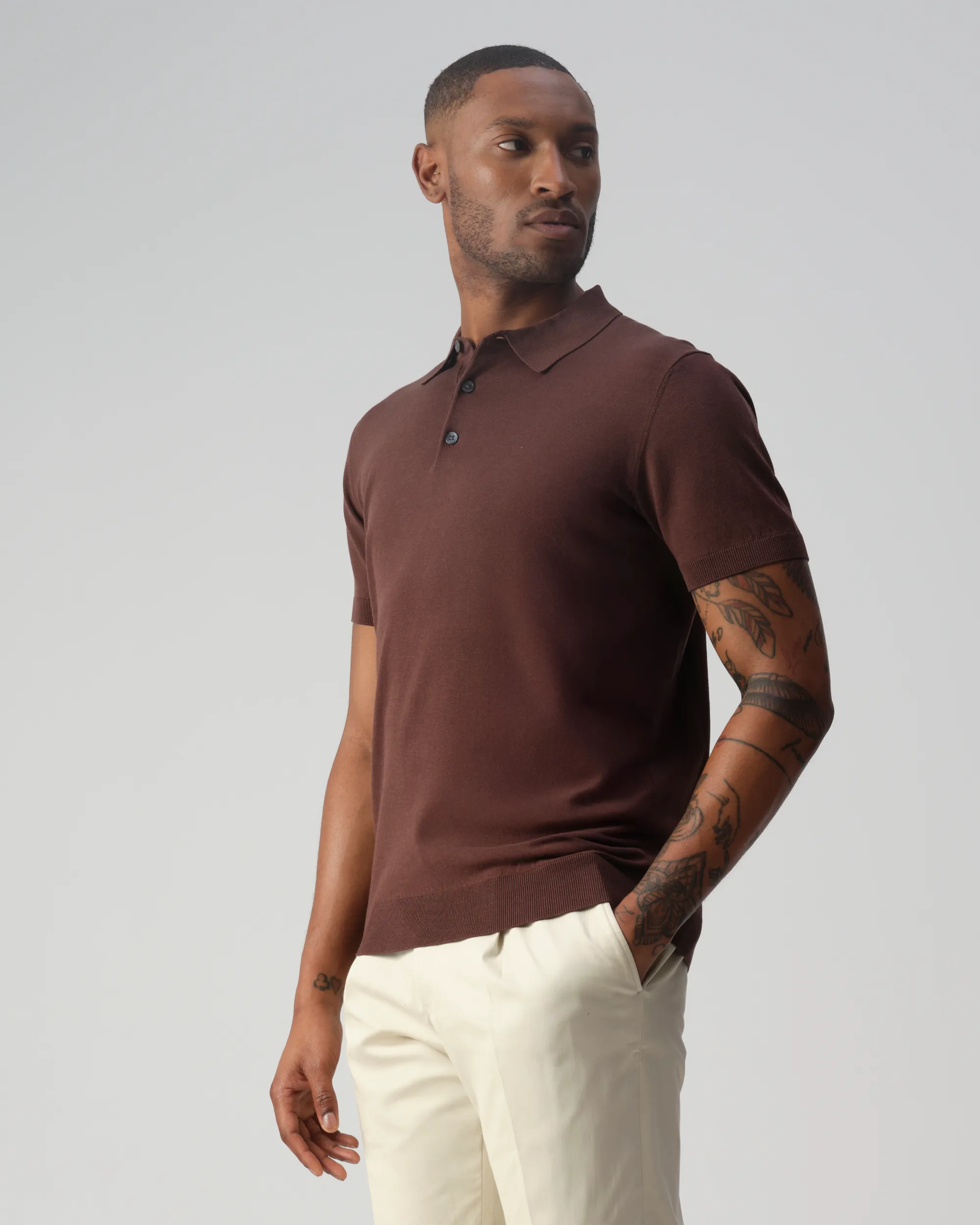 Vesper Marleybone Polo Dark brown 106983-005-L