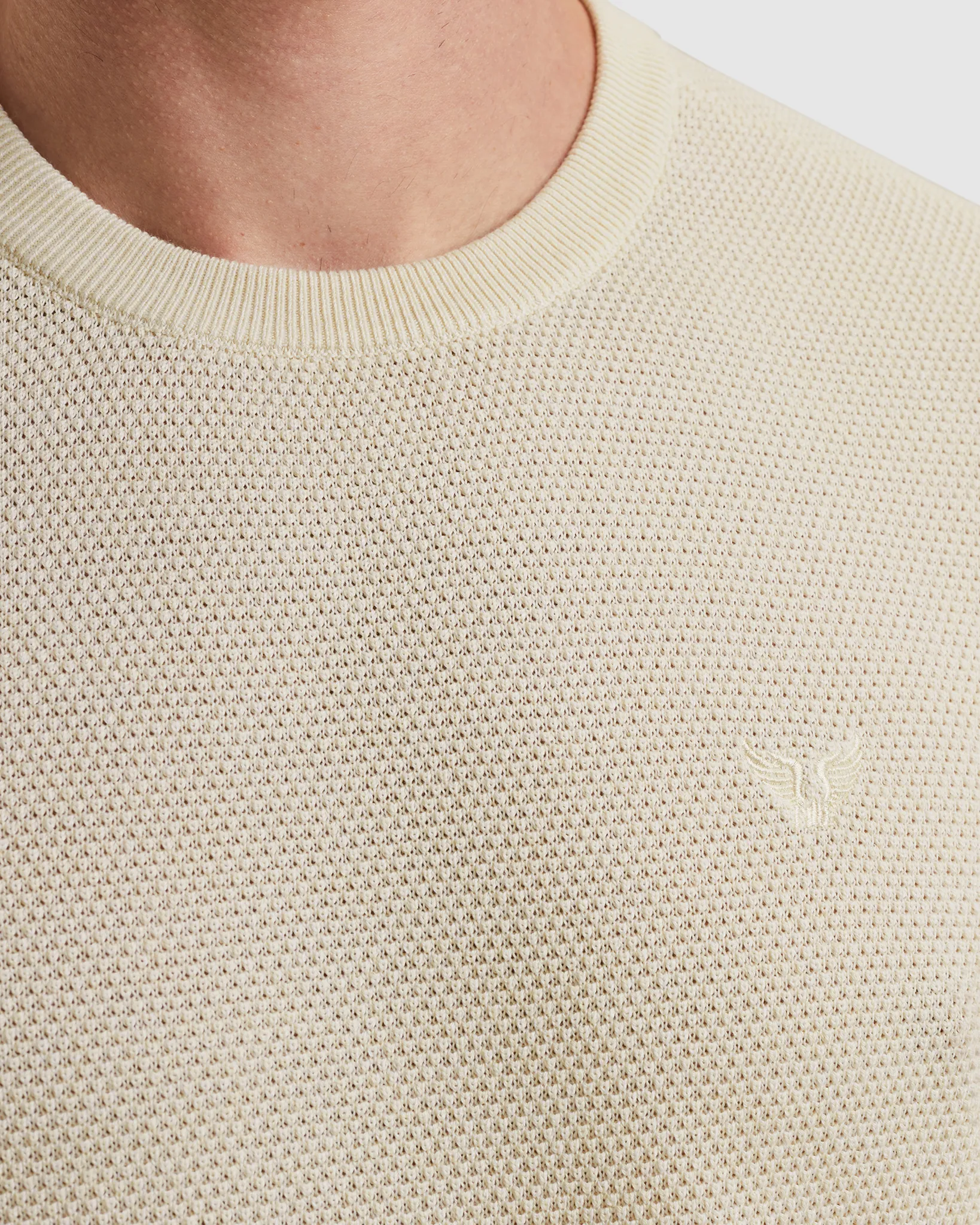 PME Legend Trui O-hals Wit 106994-001-XL