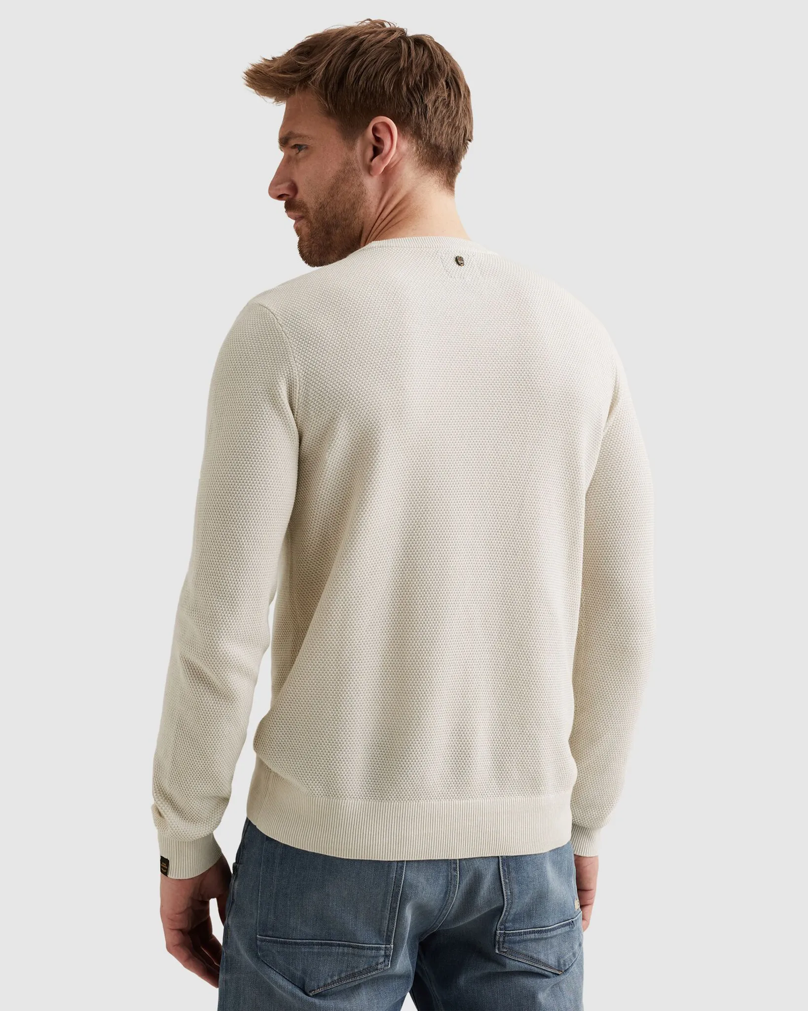 PME Legend Trui O-hals Wit 106994-001-XL