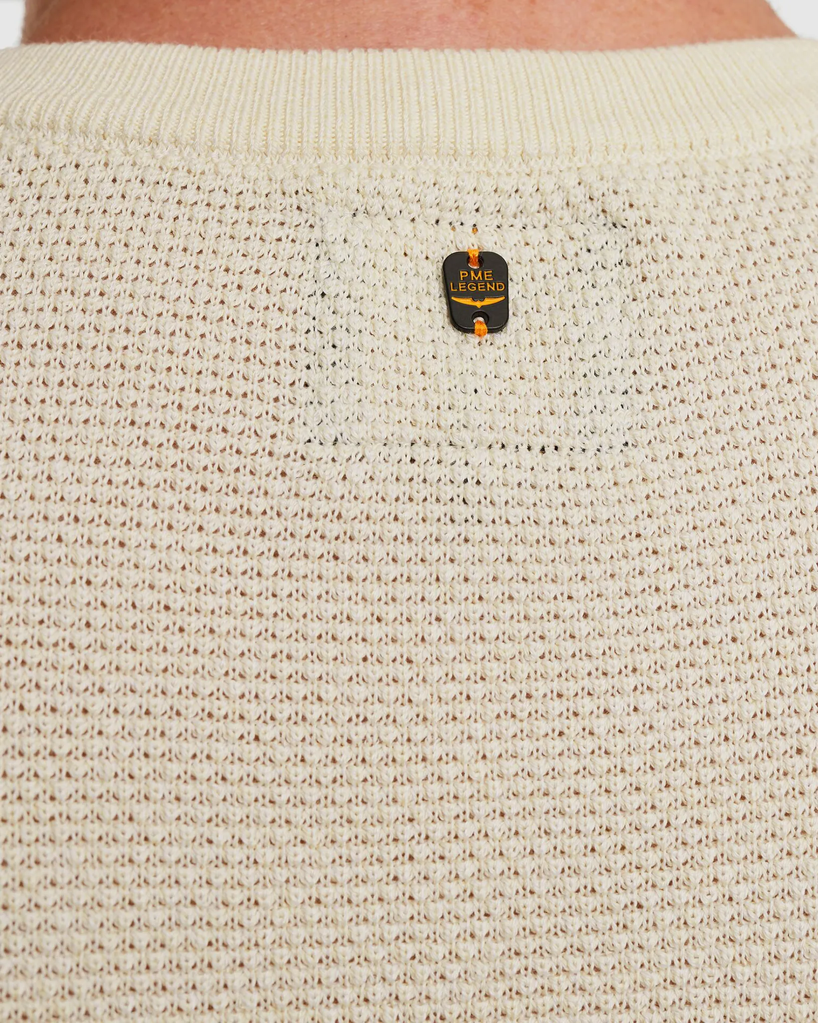 PME Legend Trui O-hals Wit 106994-001-XL