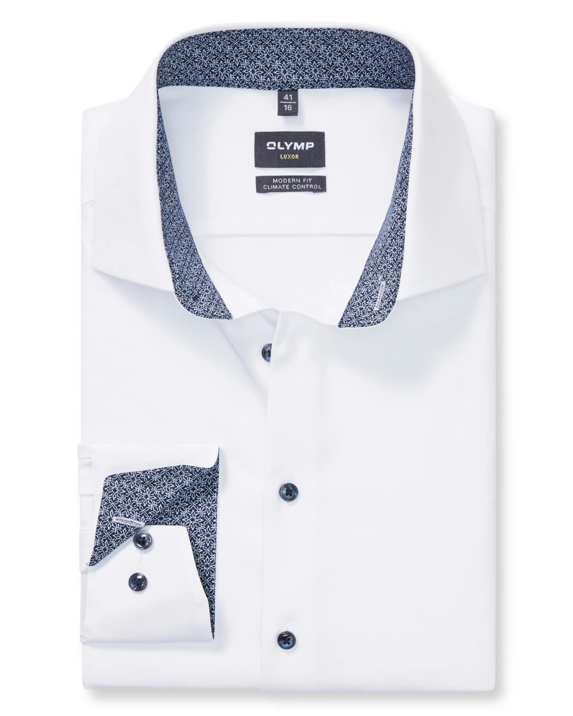 OLYMP Overhemd LM Wit 107096-001-37
