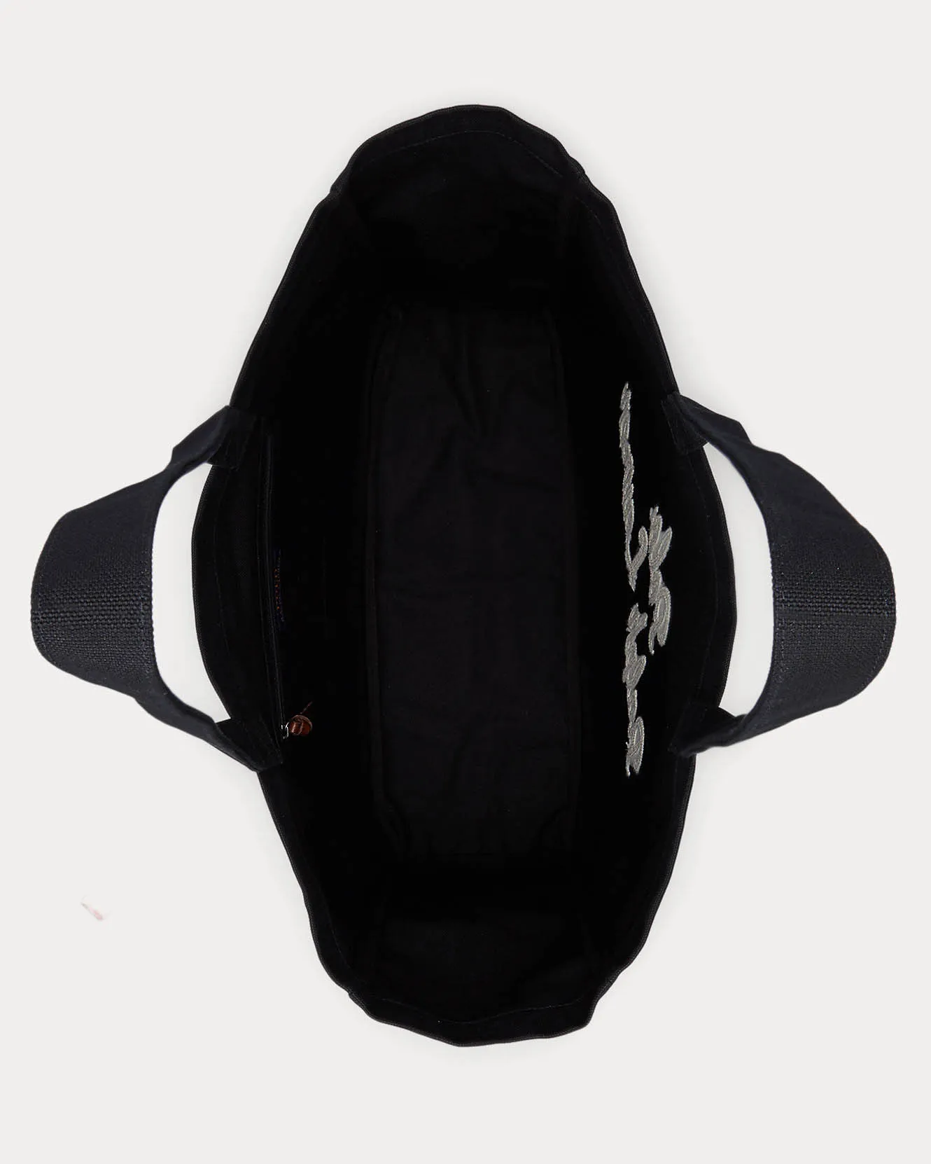 Polo Ralph Lauren Canvas Tote Bag Zwart 107102-001-0