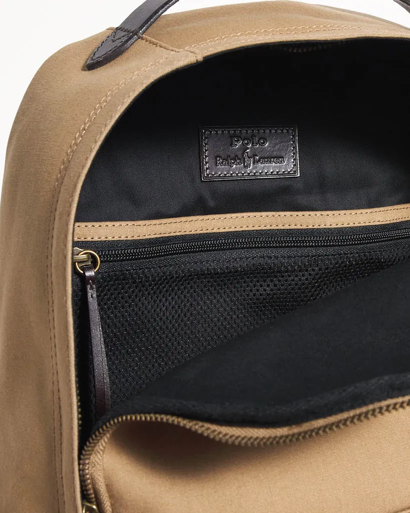 Polo Ralph Lauren Canvas Backpack Khaki 107103-001-0