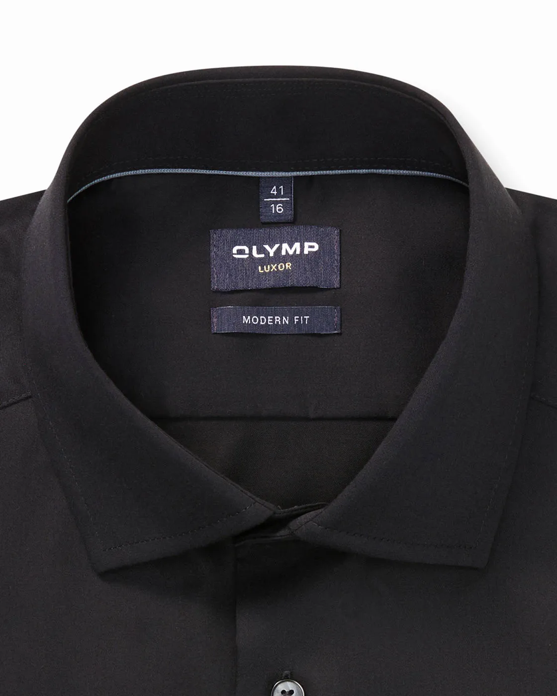 OLYMP Overhemd LM Zwart 107133-001-39