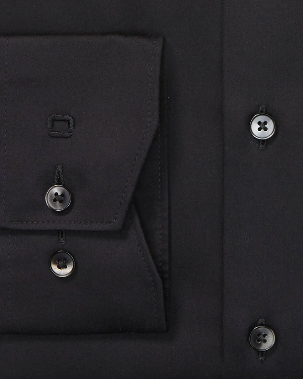 OLYMP Overhemd LM Zwart 107133-001-39