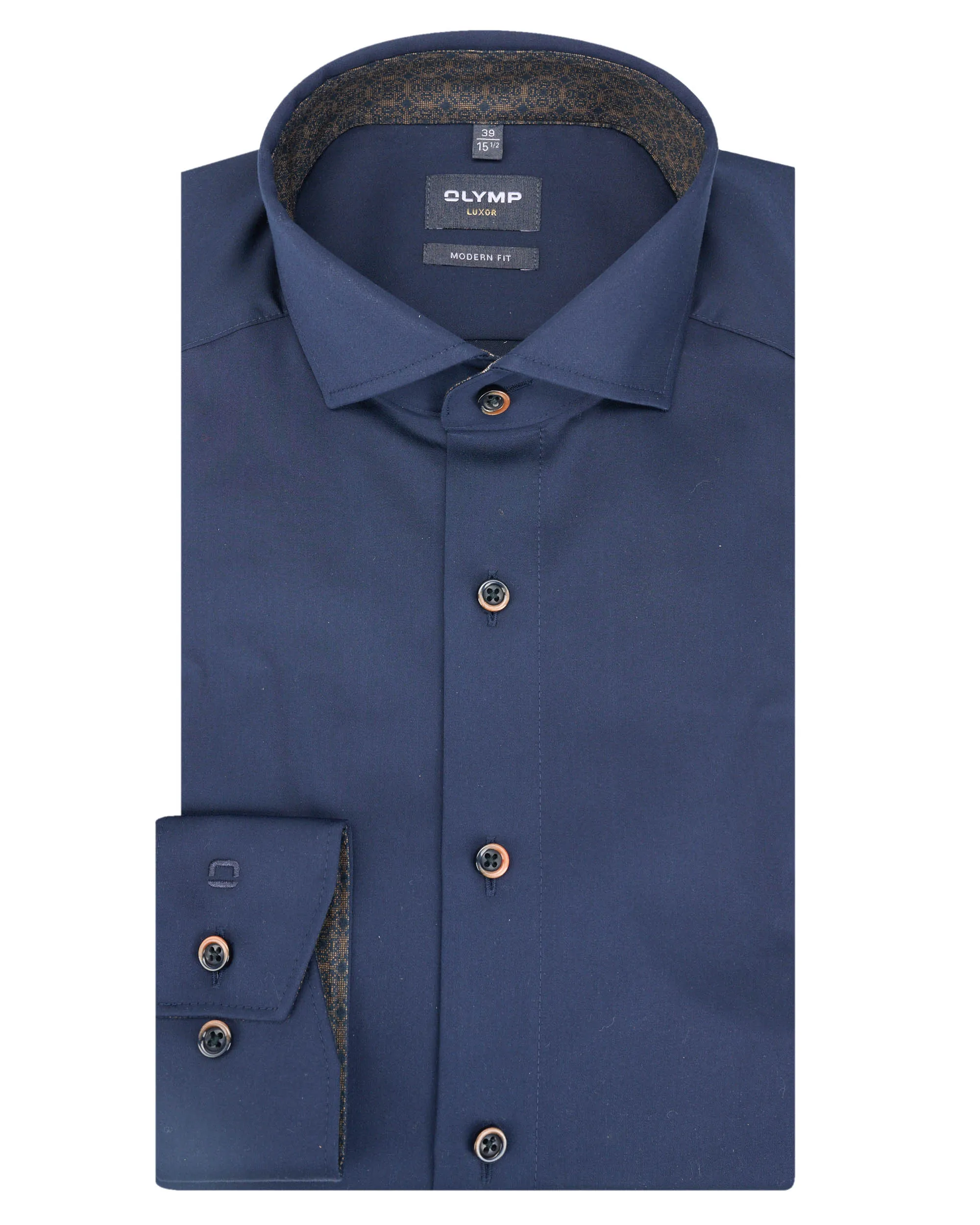 OLYMP Overhemd LM Kobalt 107137-001-39