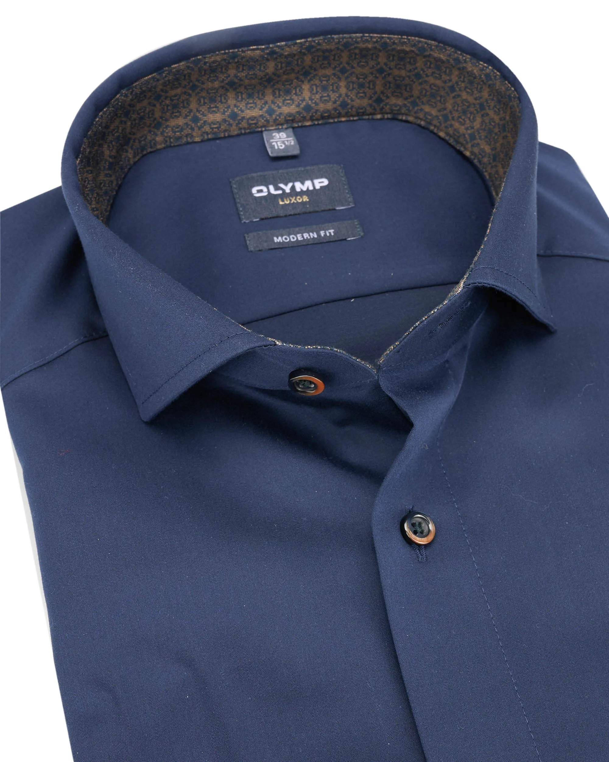 OLYMP Overhemd LM Kobalt 107137-001-39