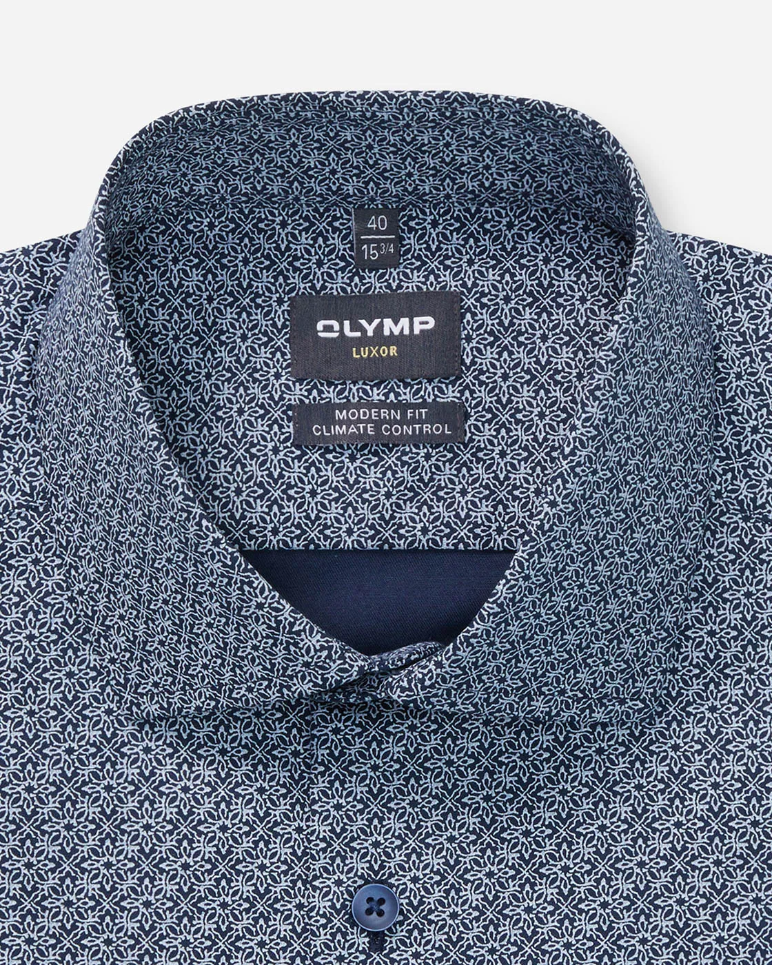 OLYMP Overhemd LM Donker blauw 107138-001-39