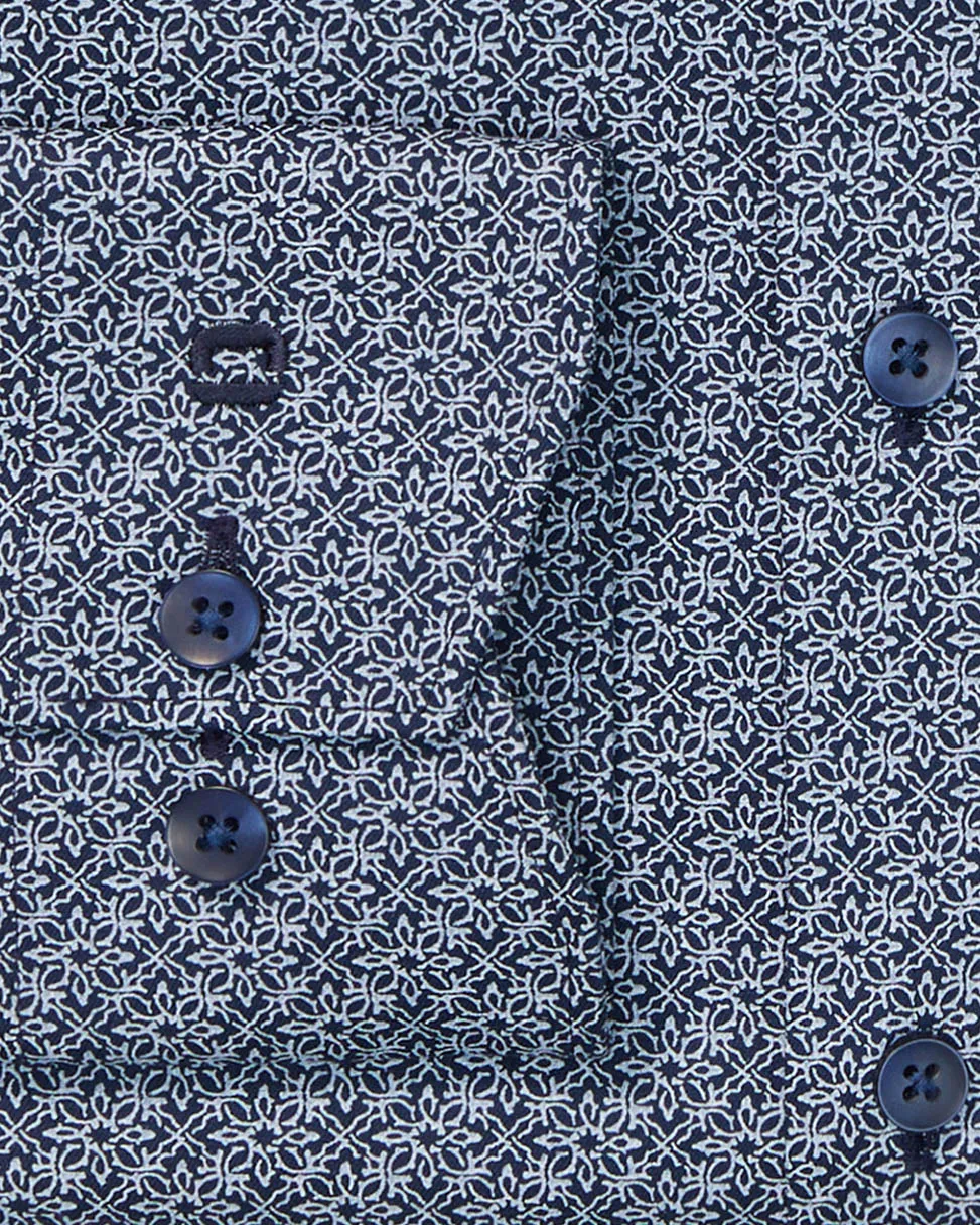 OLYMP Overhemd LM Donker blauw 107138-001-39