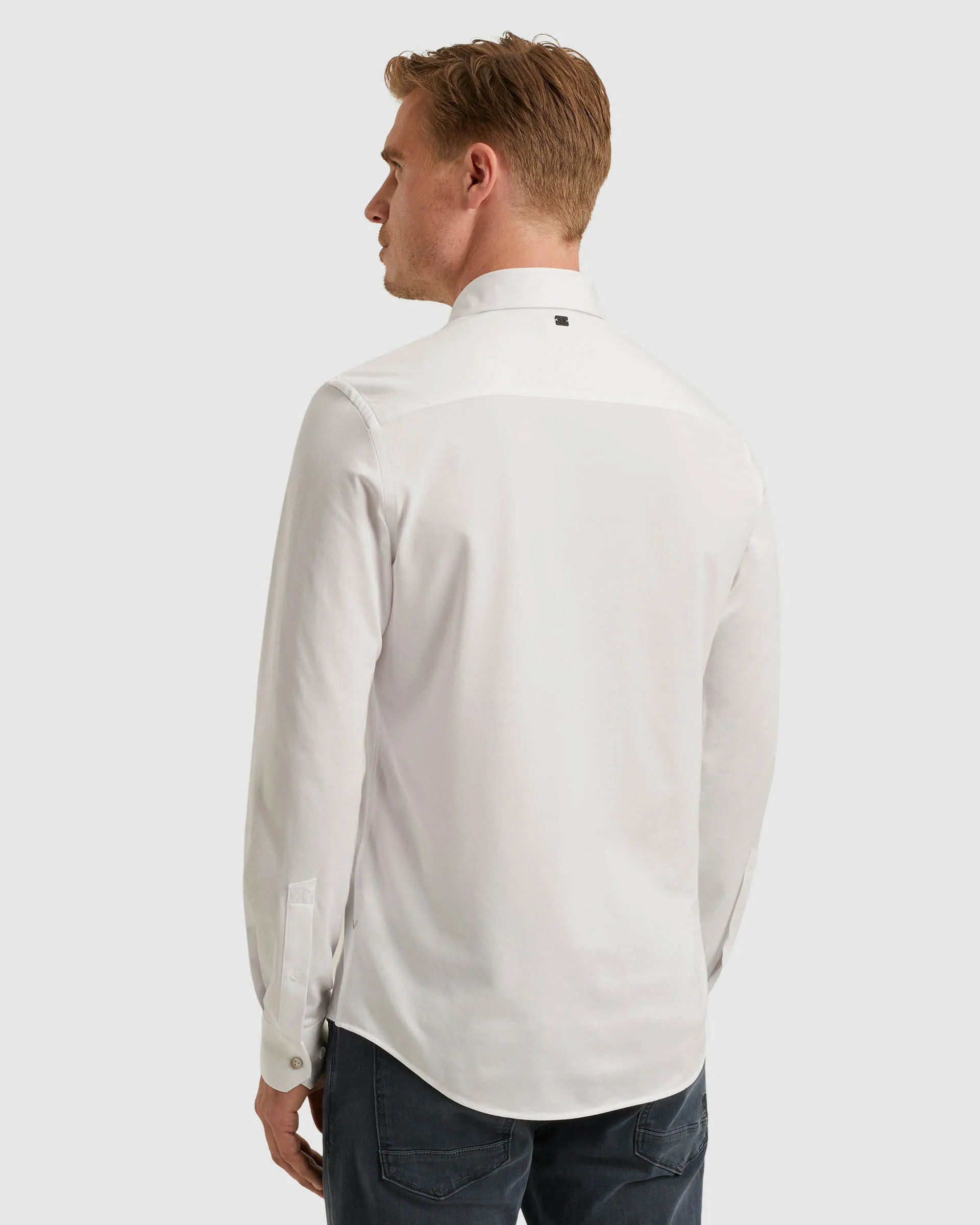 Vanguard Casual Overhemd LM Wit 107154-001-M