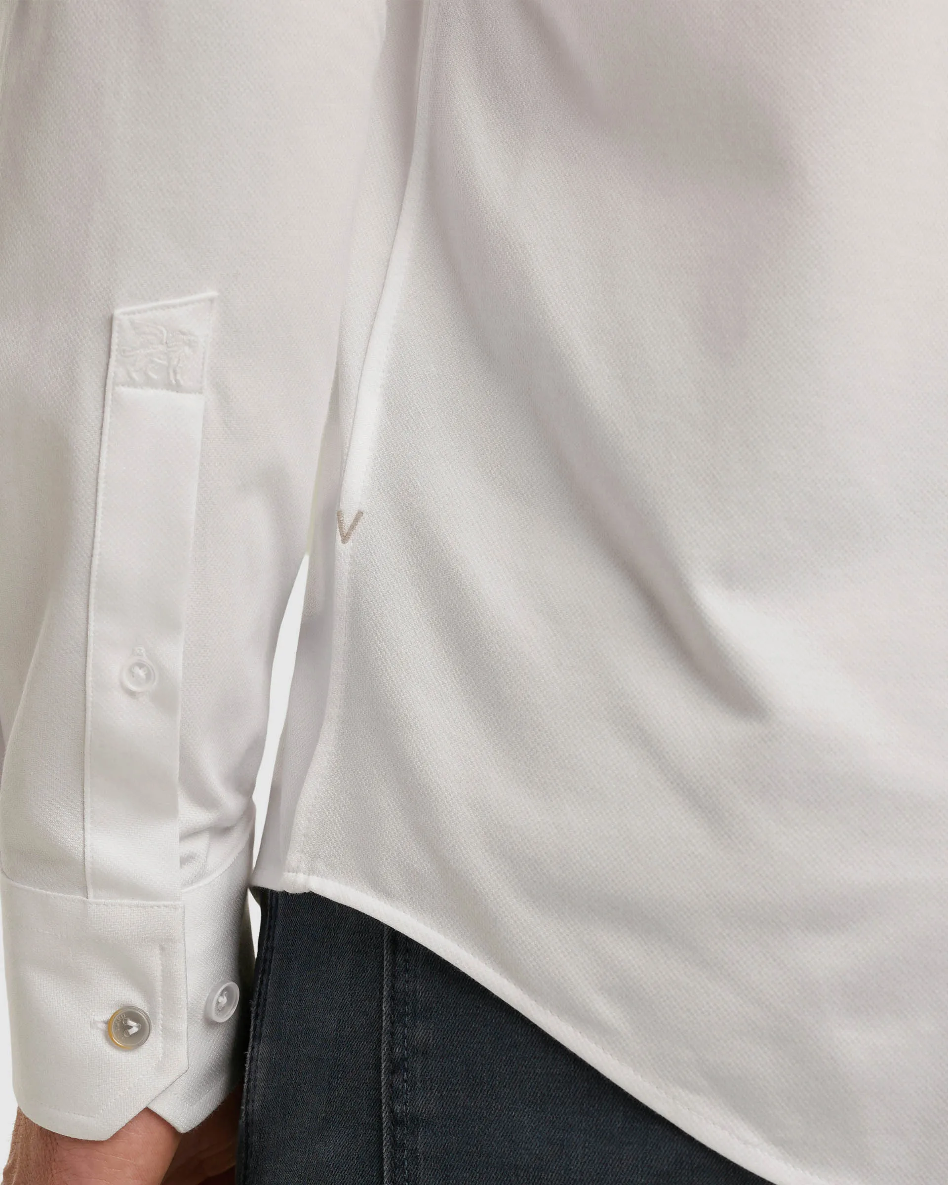 Vanguard Casual Overhemd LM Wit 107154-001-M