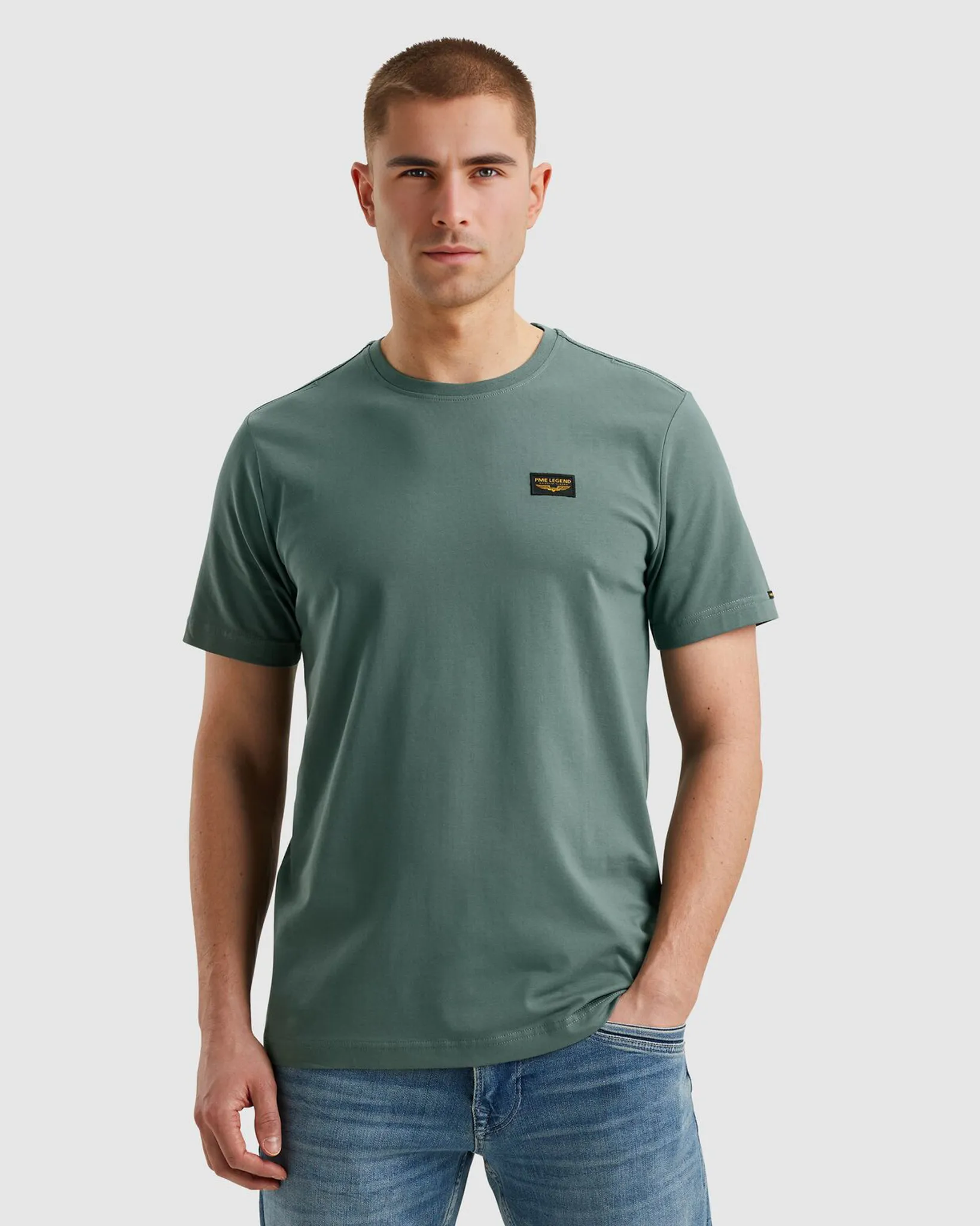 PME Legend American Classic T-shirt Groen 107217-001-L
