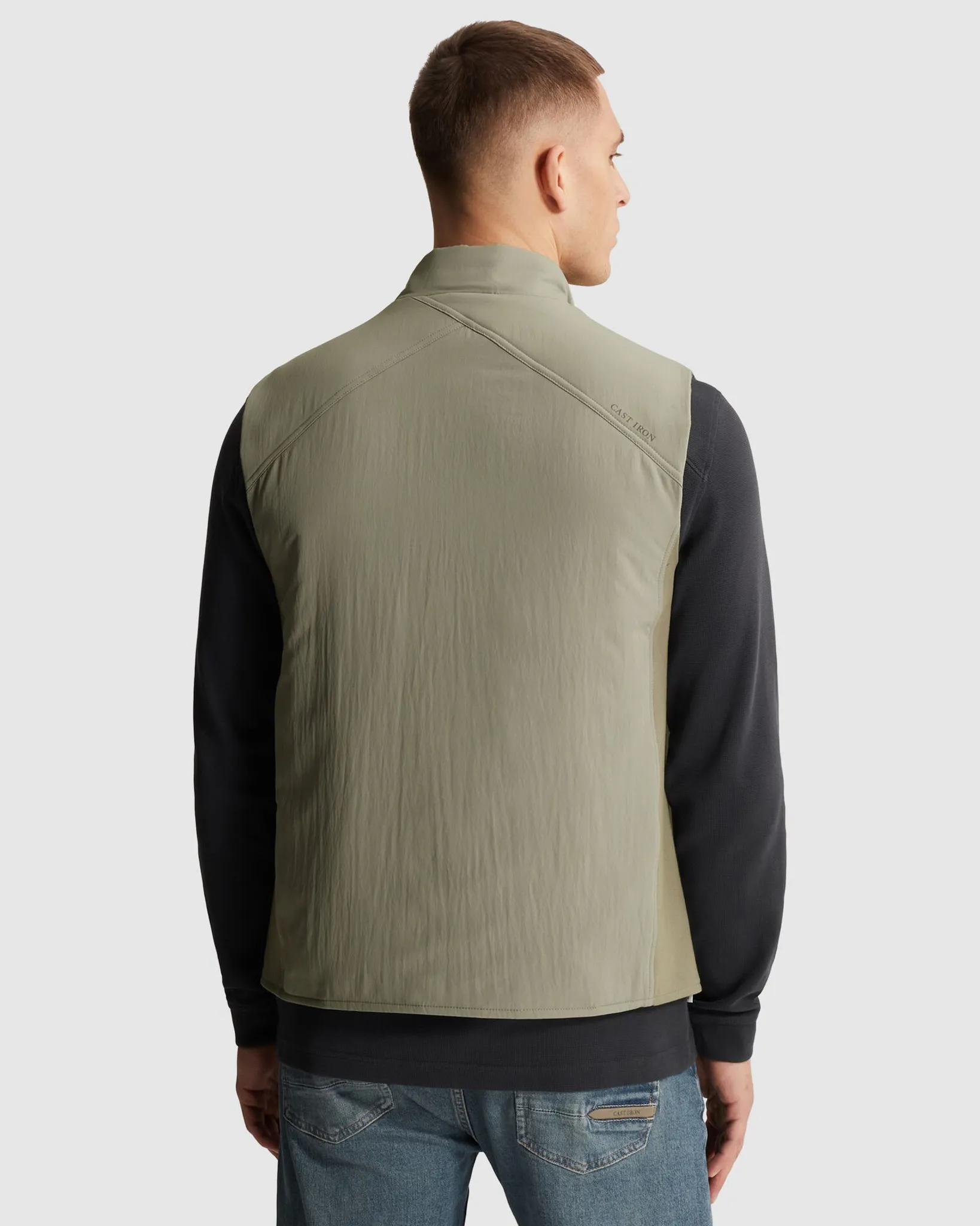 Cast Iron Bodywarmer Groen 107283-001-L