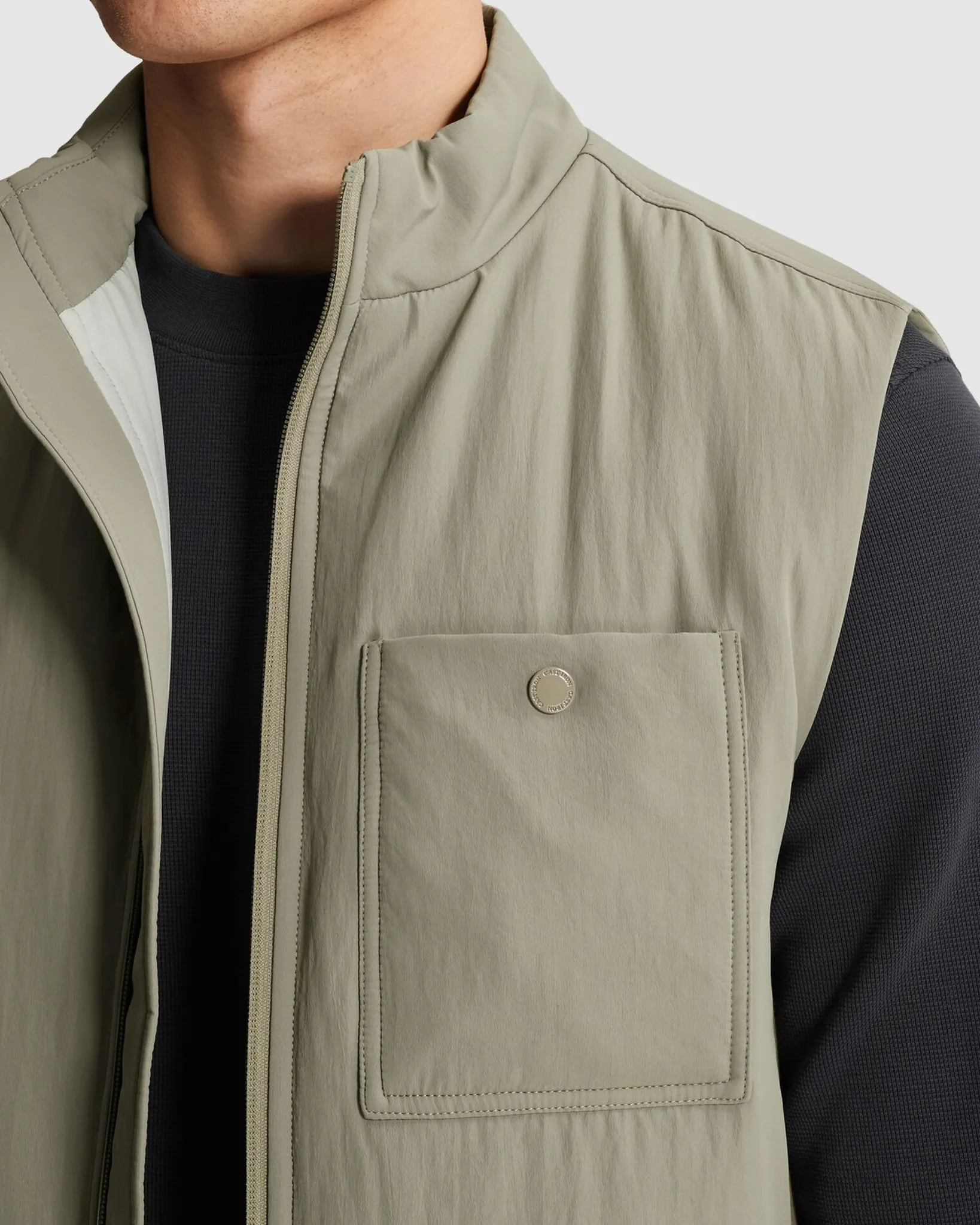 Cast Iron Bodywarmer Groen 107283-001-L