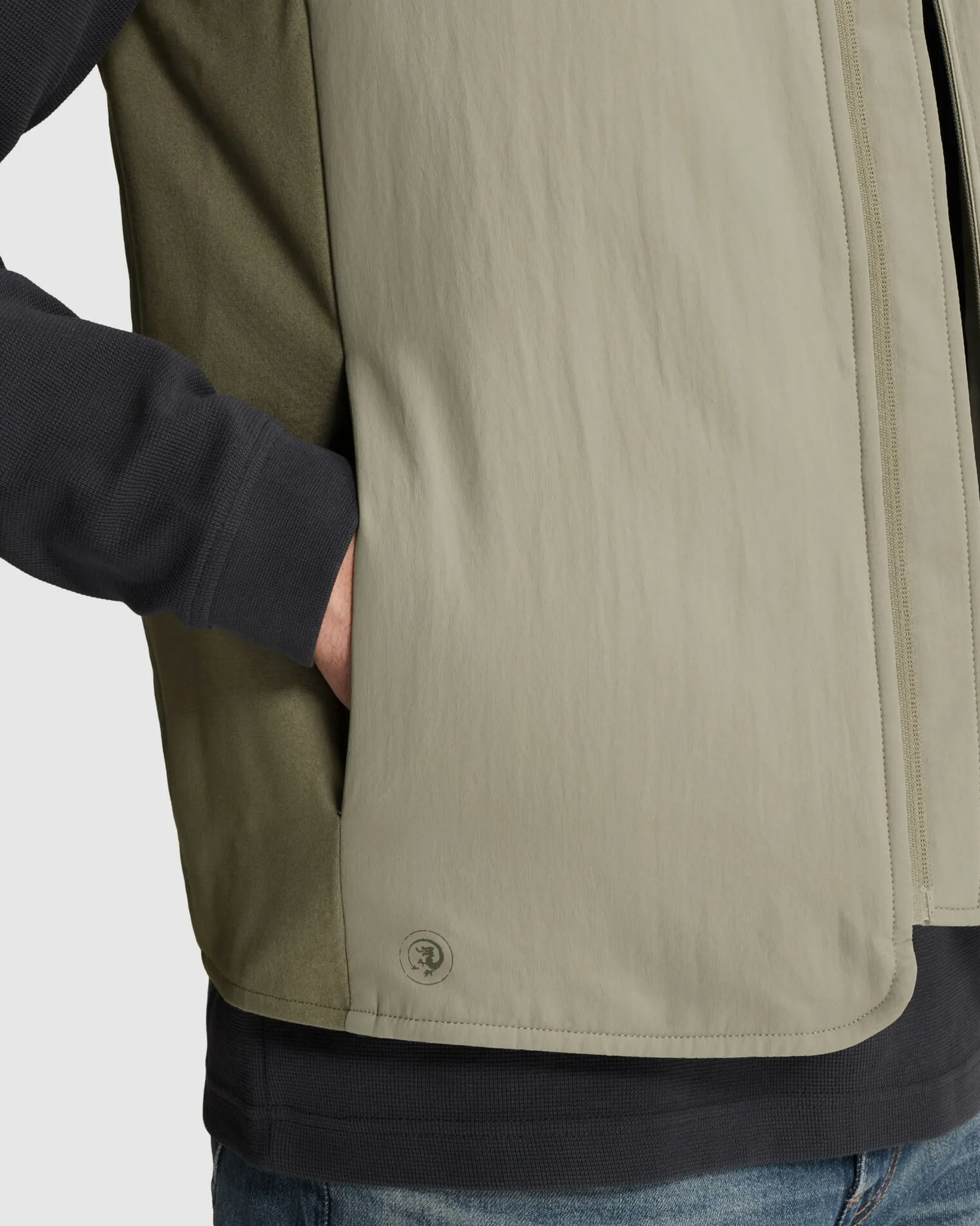 Cast Iron Bodywarmer Groen 107283-001-L