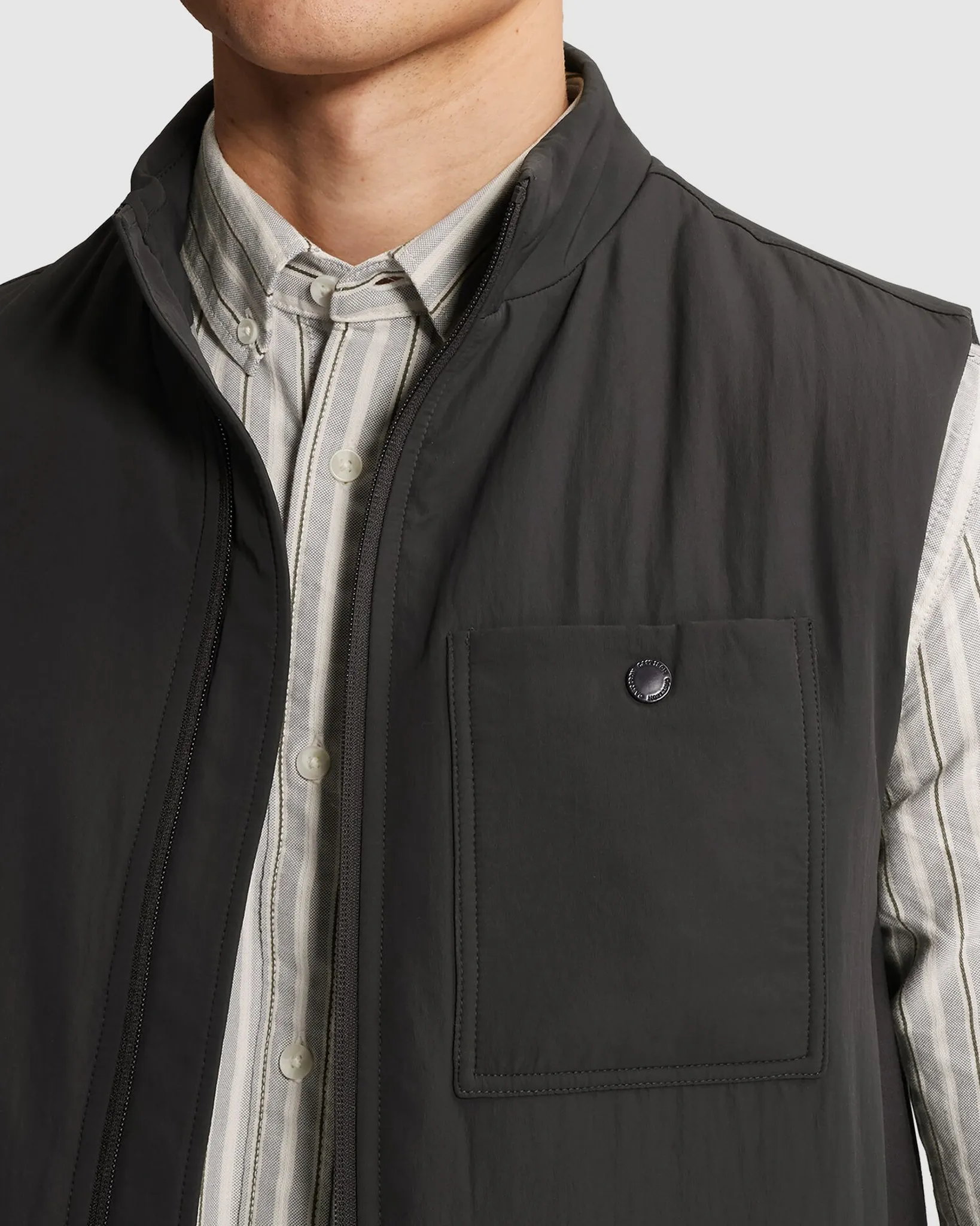 Cast Iron Bodywarmer Zwart 107284-001-L