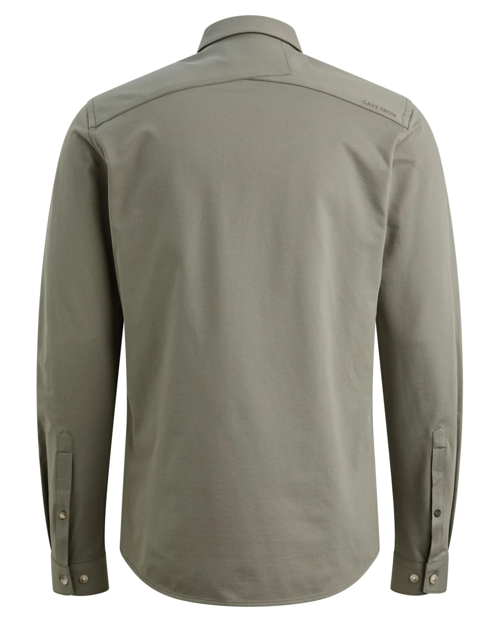 Cast Iron Casual Overhemd Groen 107288-001-L