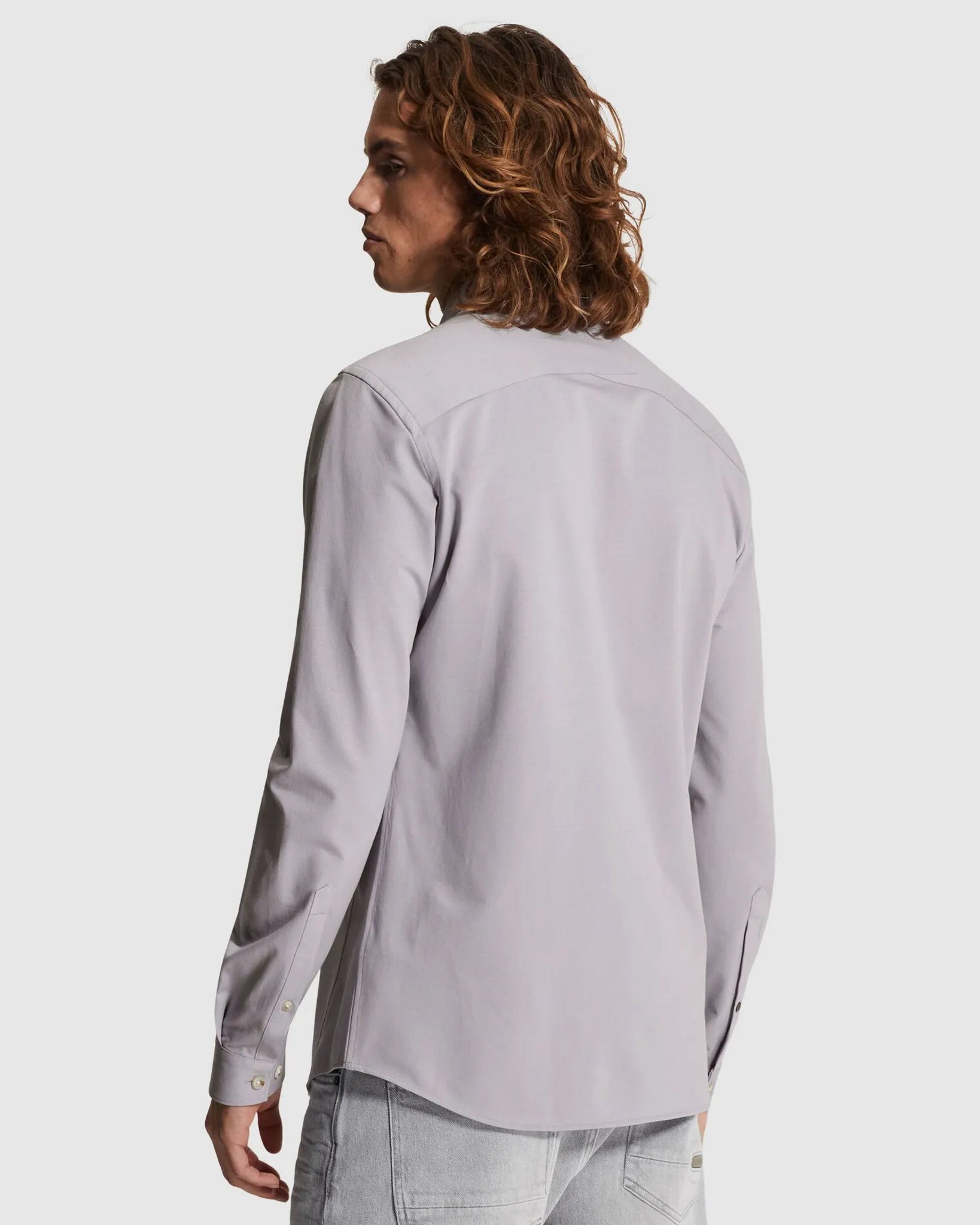 Cast Iron Casual Overhemd Licht blauw 107289-001-L