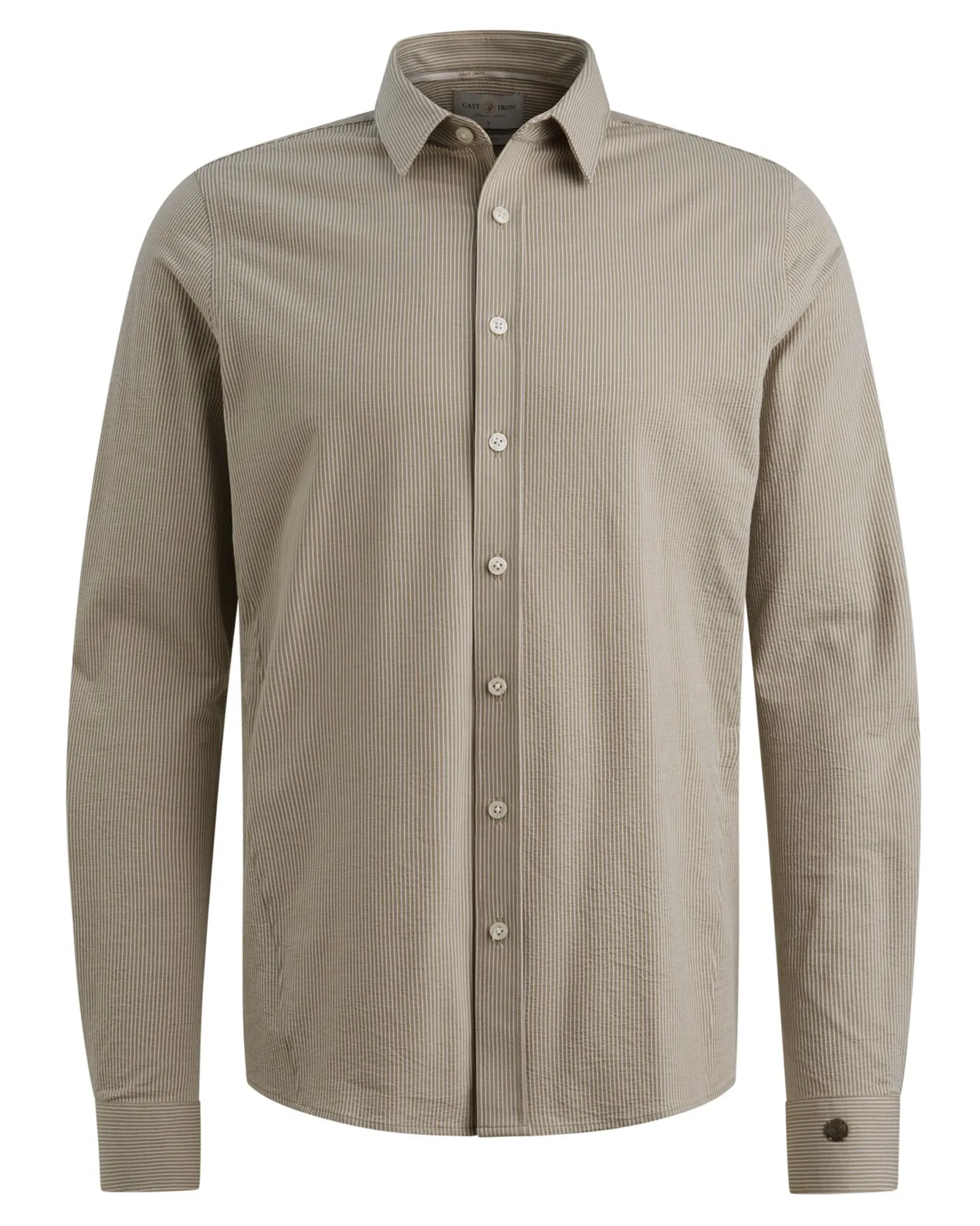 Cast Iron Casual Overhemd LM Grijs 107290-001-L