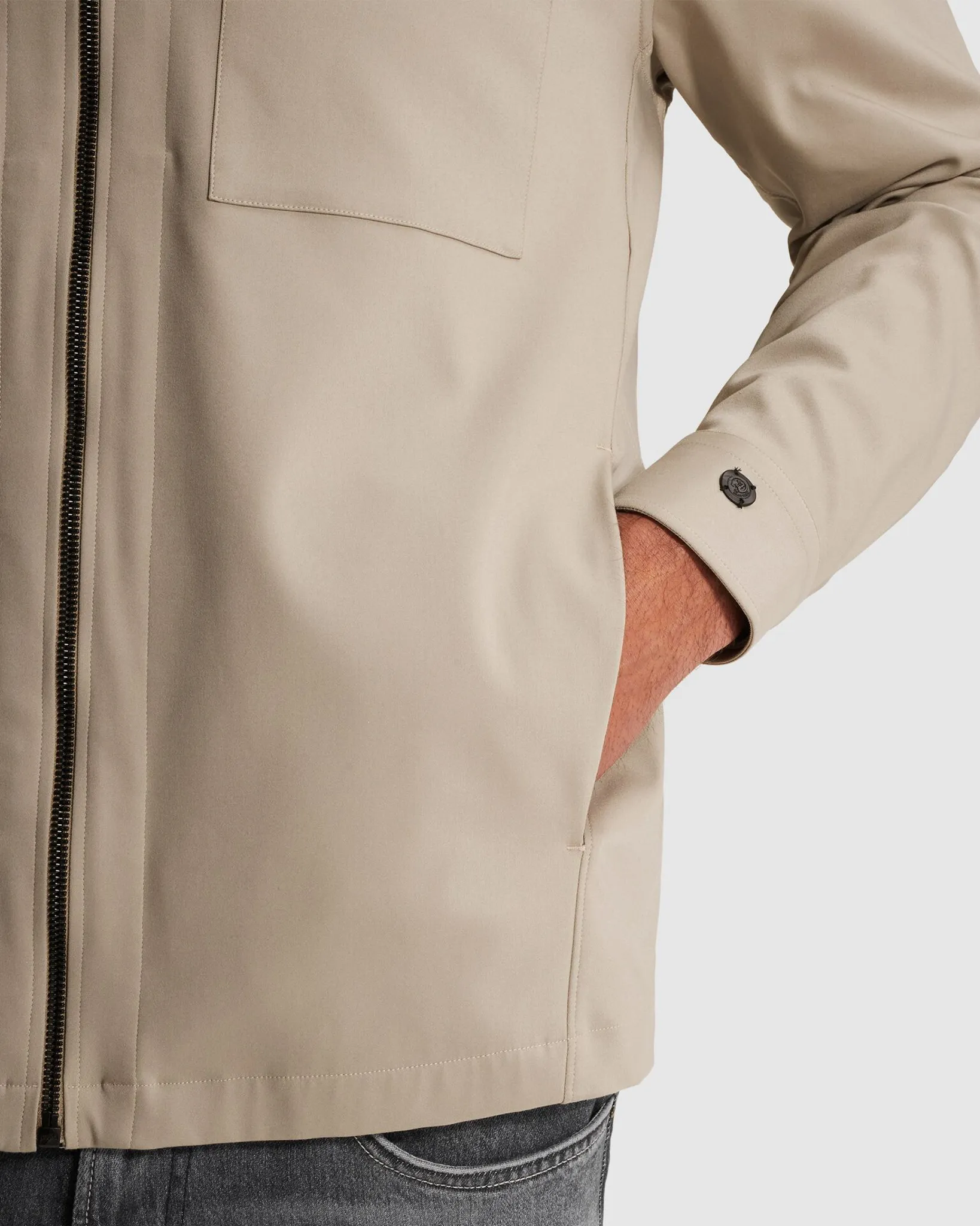 Cast Iron Overshirt Grijs 107291-001-L