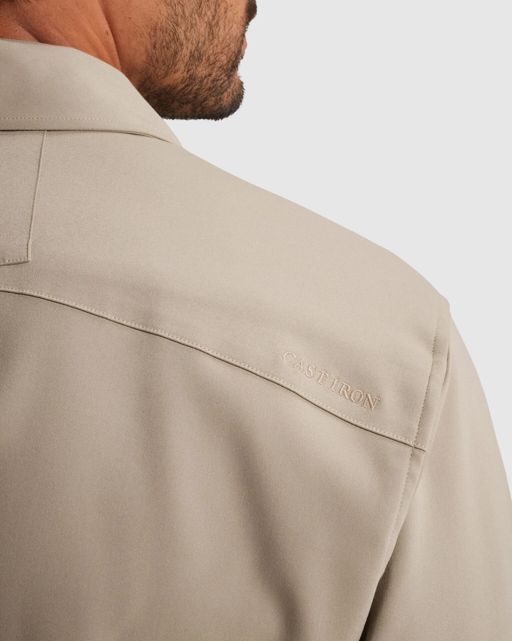 Cast Iron Overshirt Grijs 107291-001-L