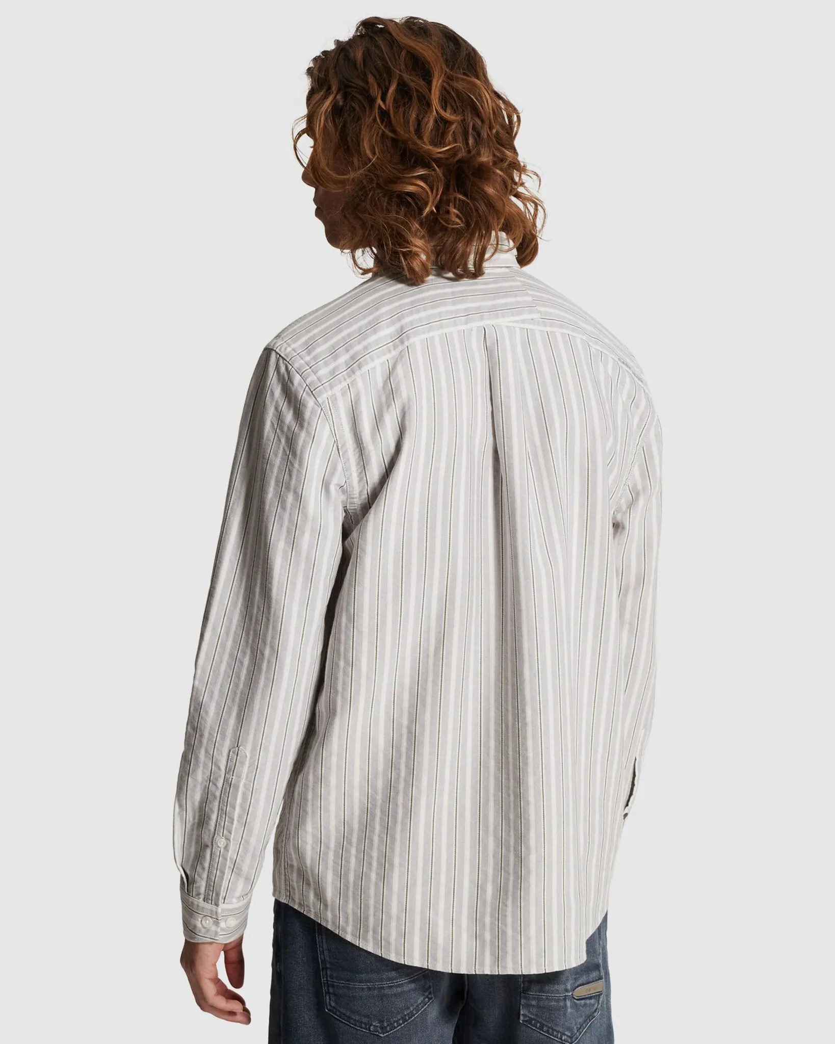 Cast Iron Casual Overhemd LM Grijs 107292-001-L