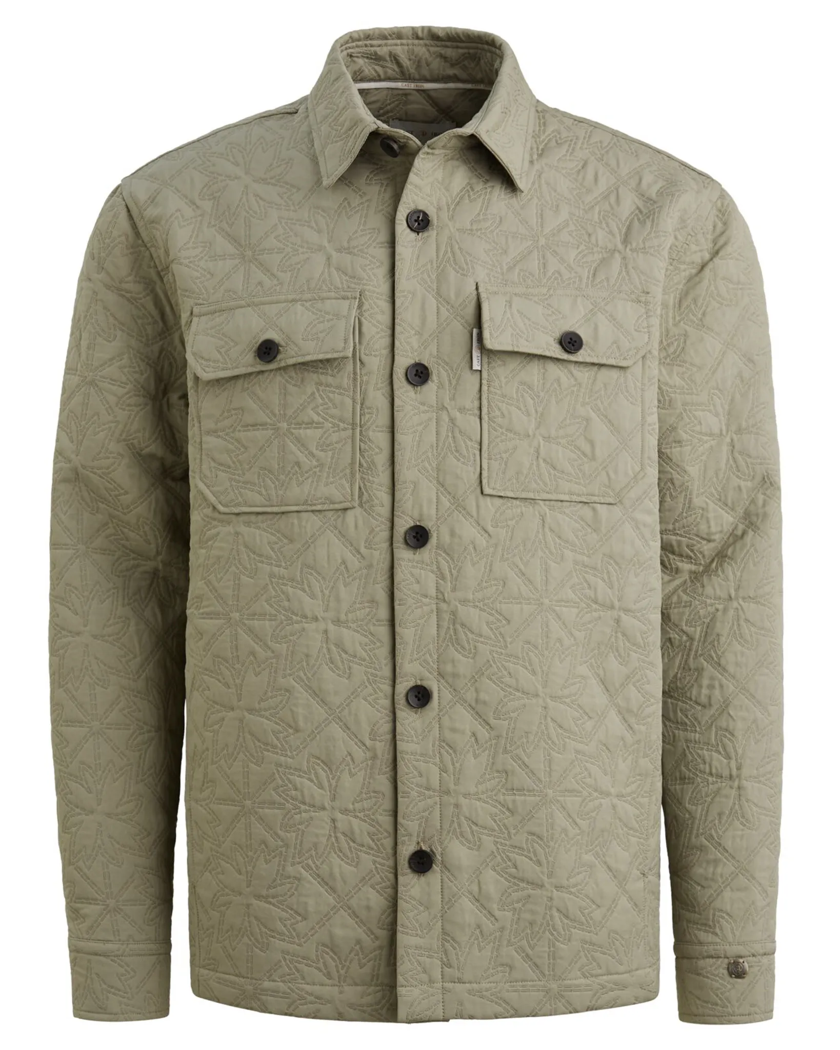 Cast Iron Overshirt Groen 107293-001-L