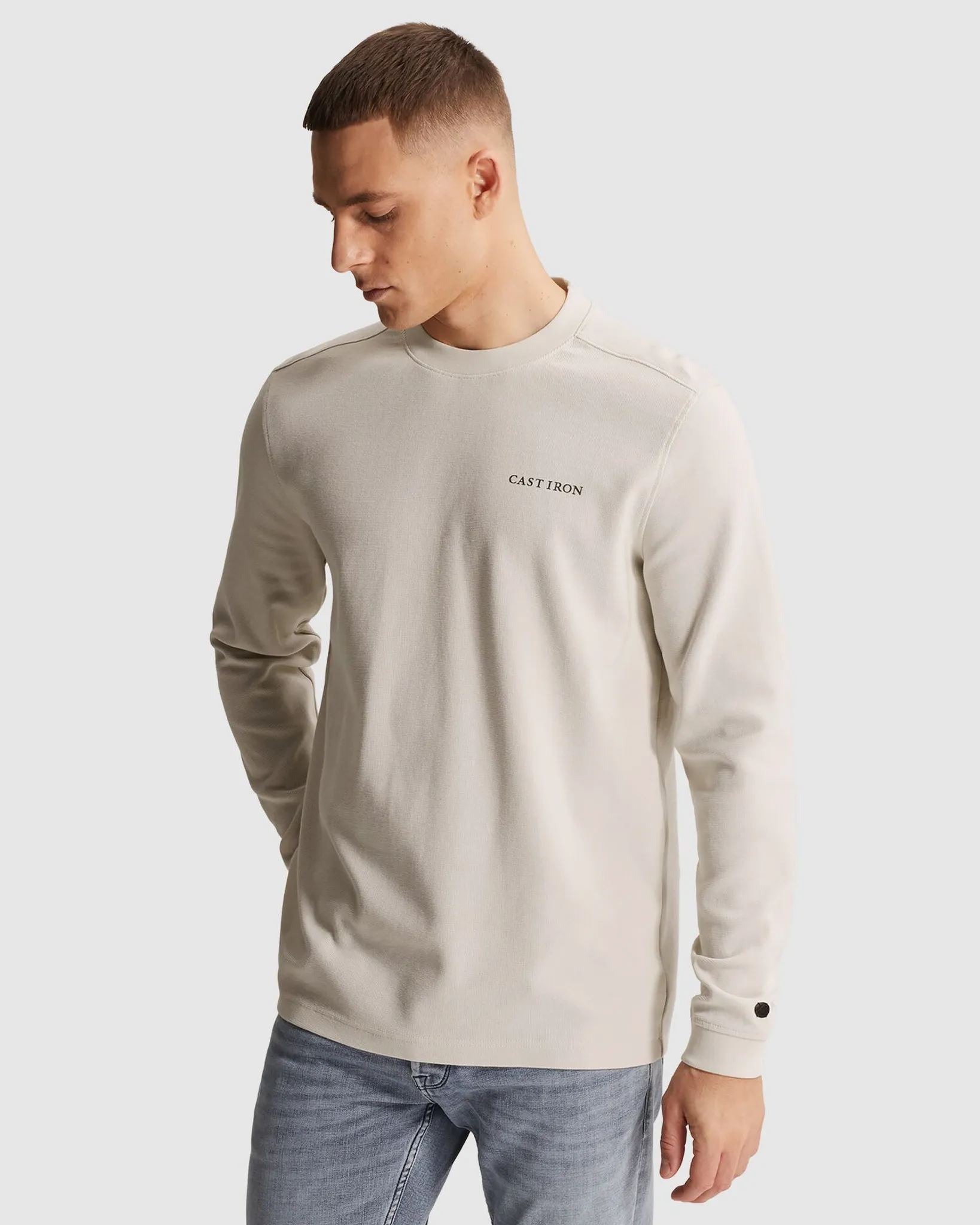 Cast Iron T-shirt Wit 107297-001-L