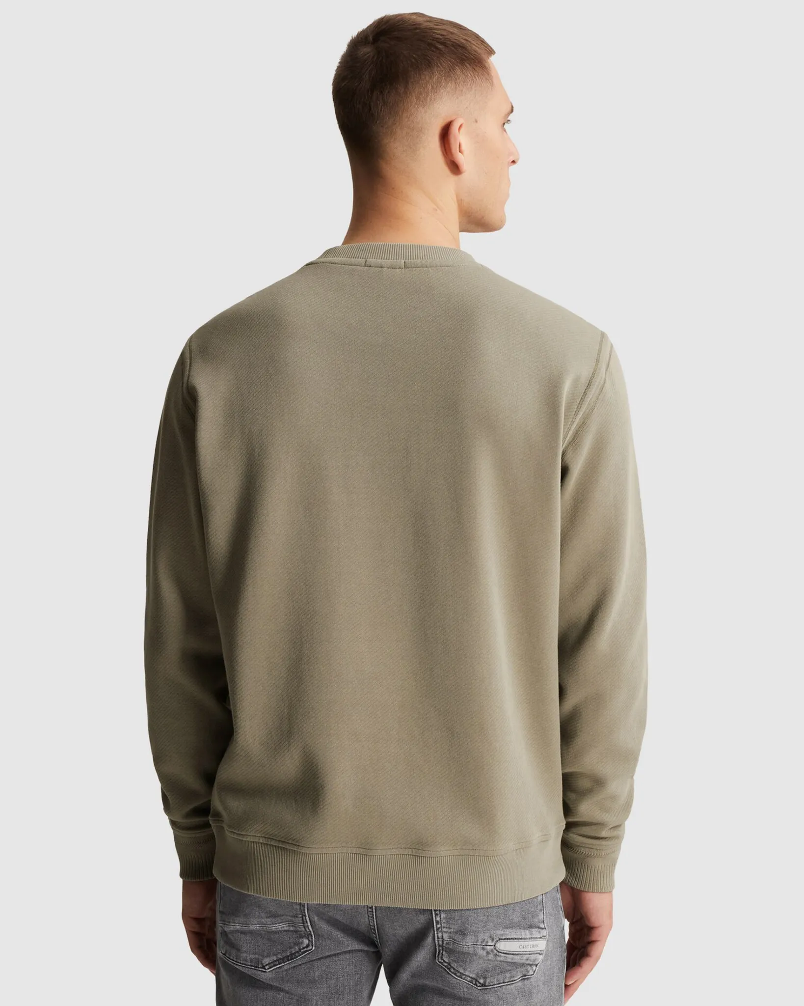 Cast Iron Sweatshirt Groen 107299-001-L
