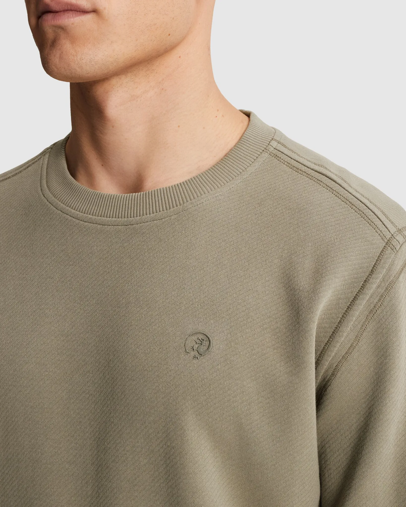 Cast Iron Sweatshirt Groen 107299-001-L