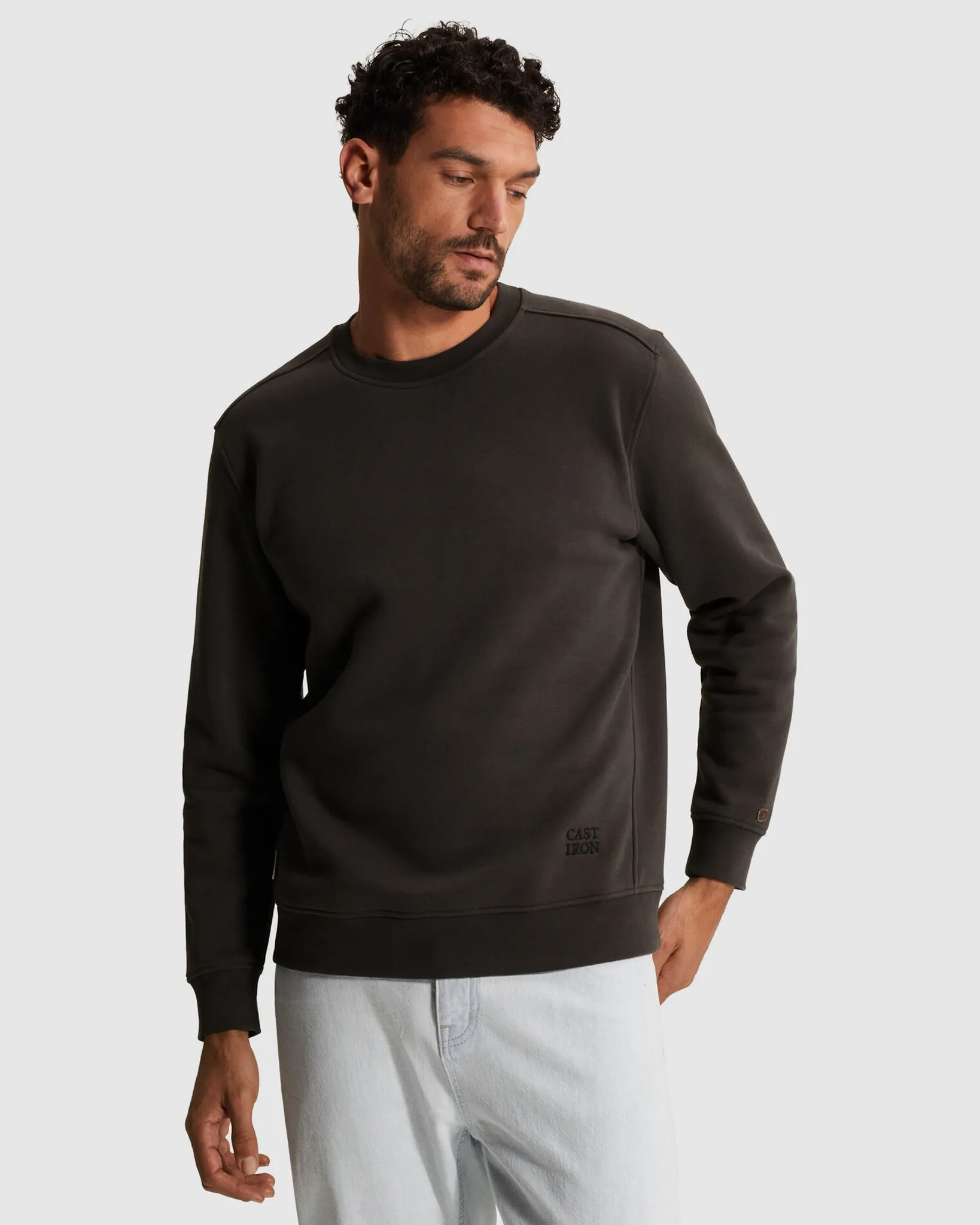 Cast Iron Sweater Zwart 107302-001-L