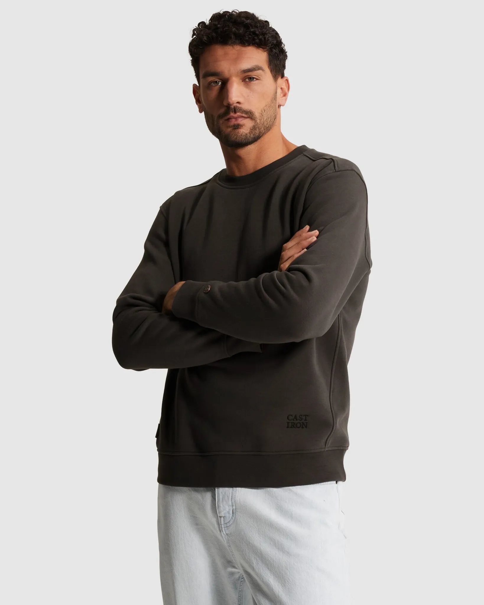 Cast Iron Sweater Zwart 107302-001-L