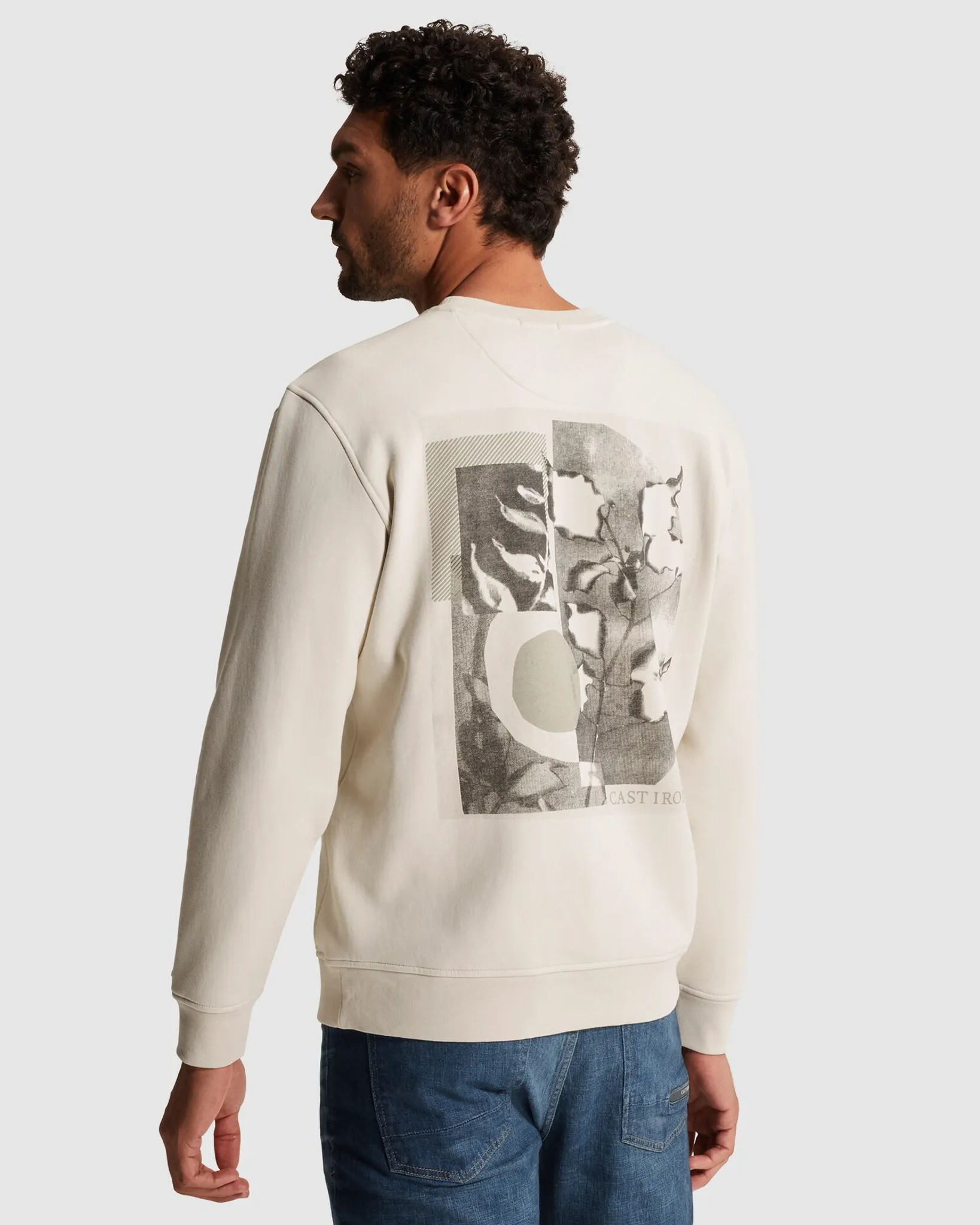 Cast Iron Sweater Wit 107303-001-L