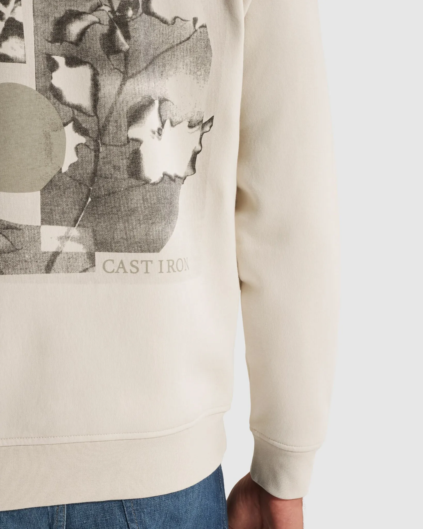 Cast Iron Sweater Wit 107303-001-L