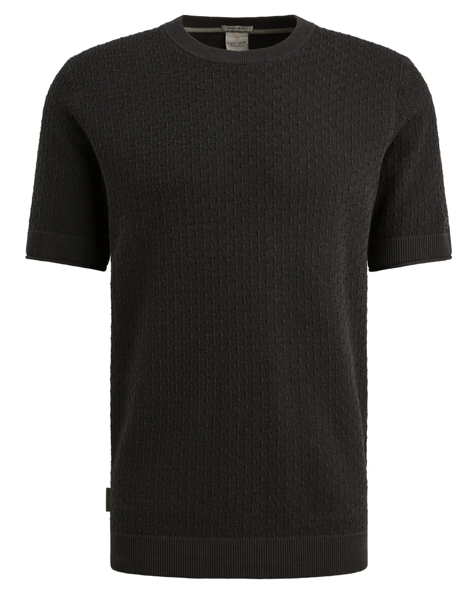 Cast Iron T-shirt Zwart 107304-001-L