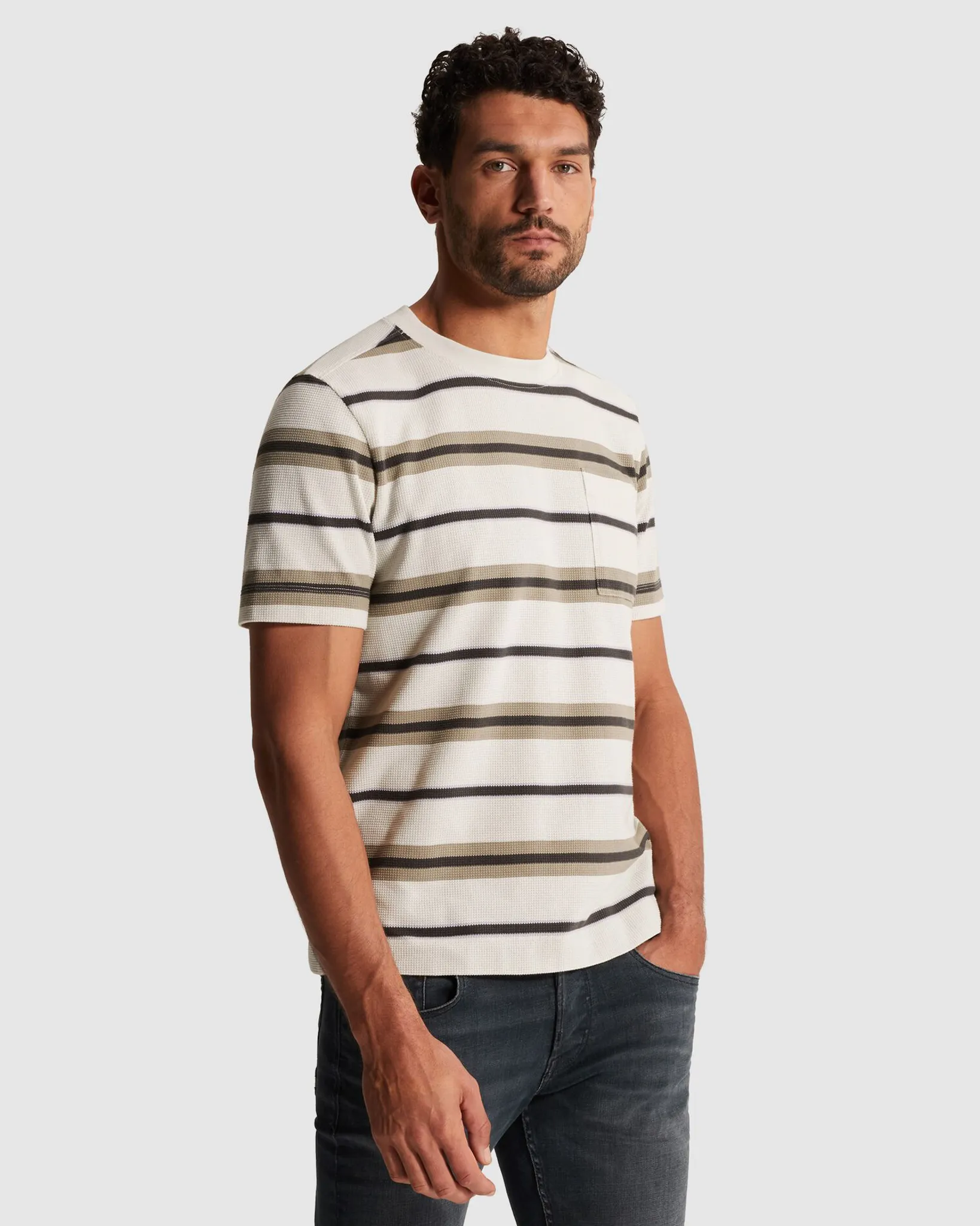 Cast Iron T-shirt Wit 107306-001-L