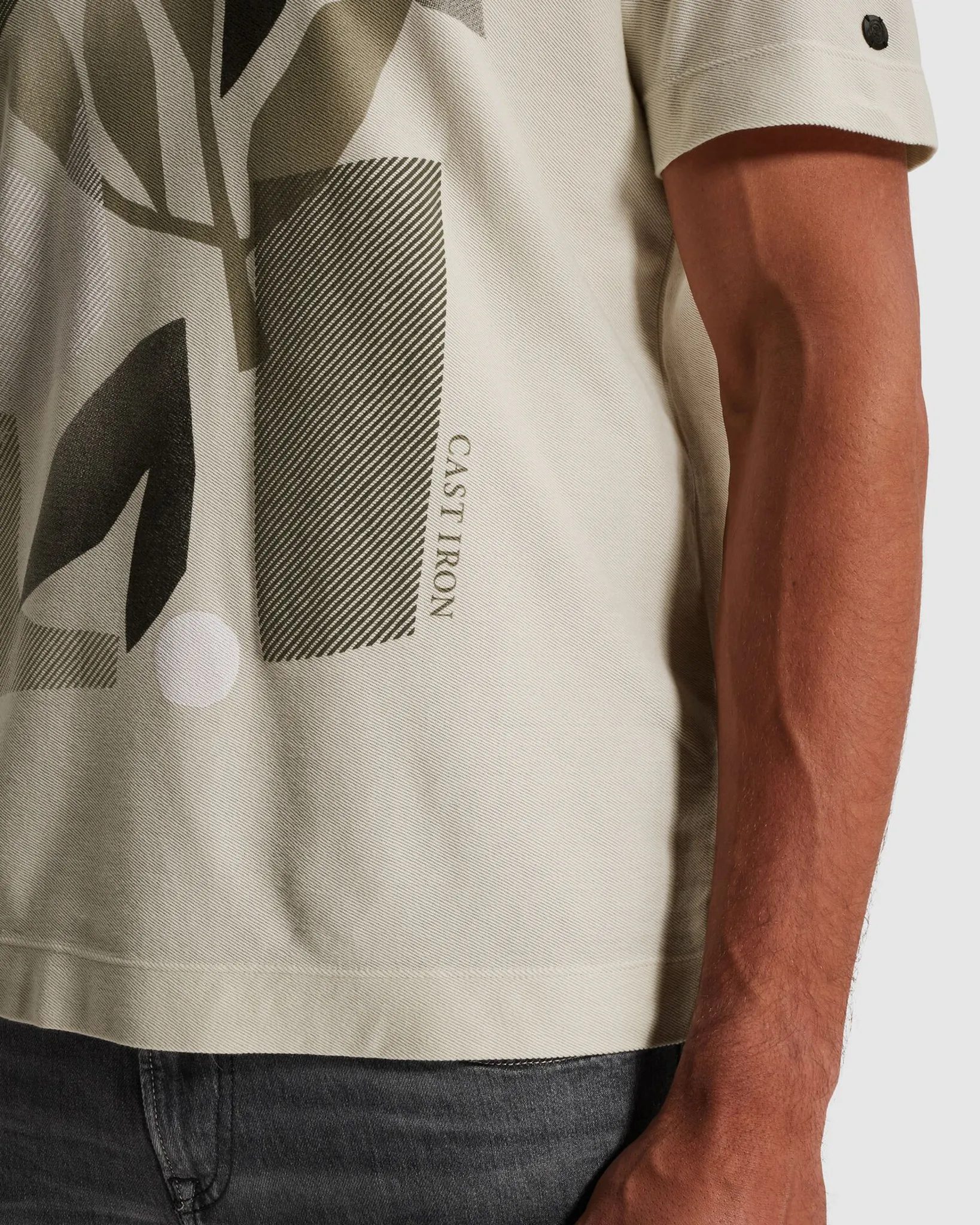 Cast Iron T-shirt  Wit 107307-001-L