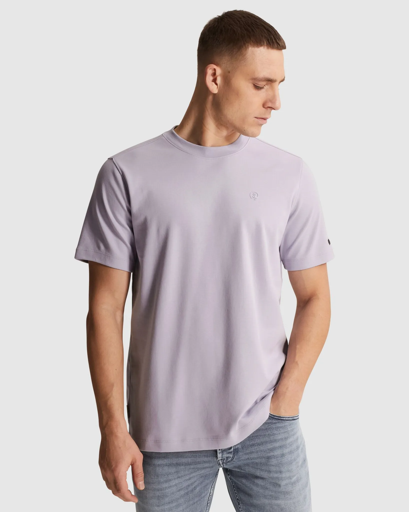 Cast Iron T-shirt Licht blauw 107309-001-L