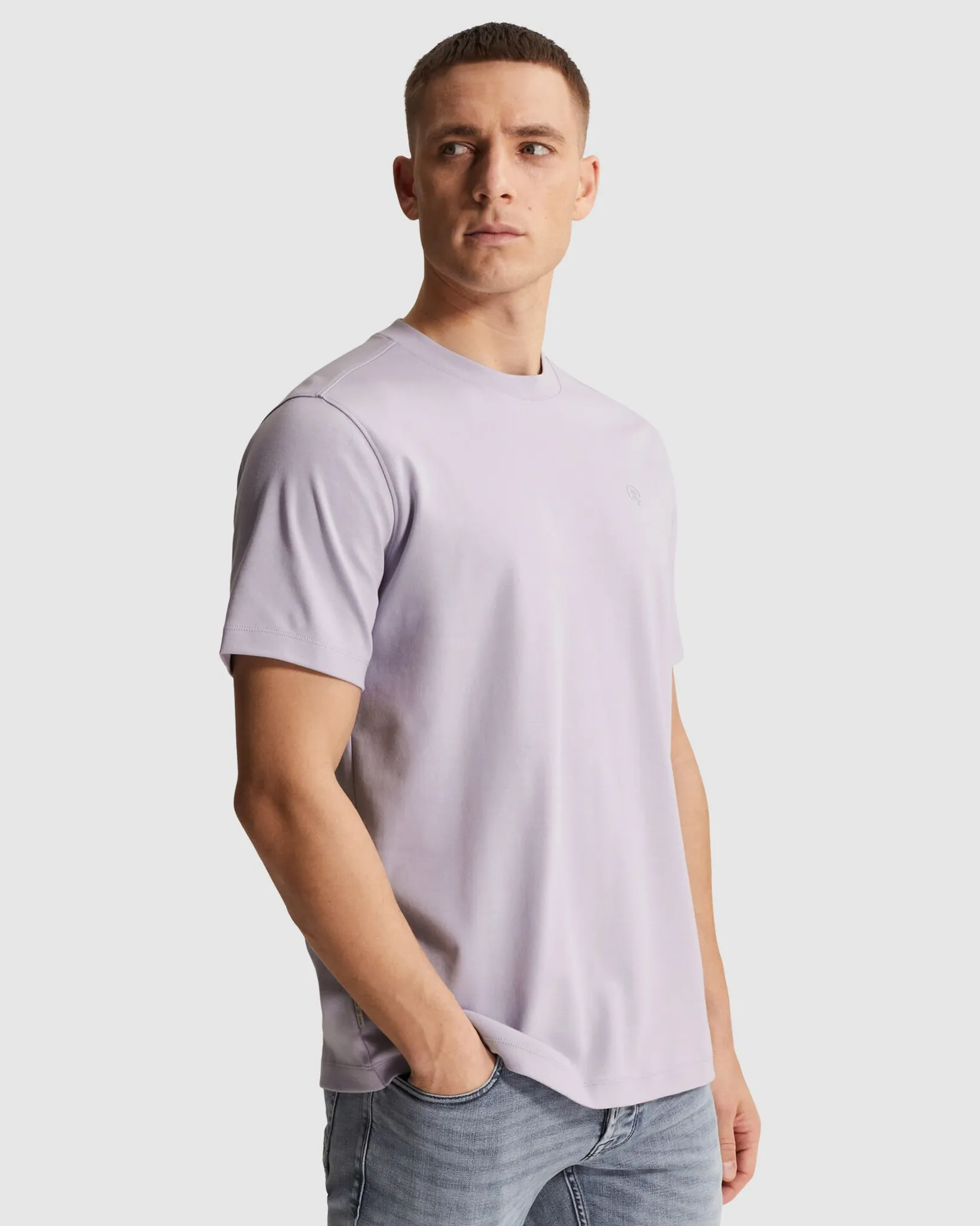 Cast Iron T-shirt Licht blauw 107309-001-L