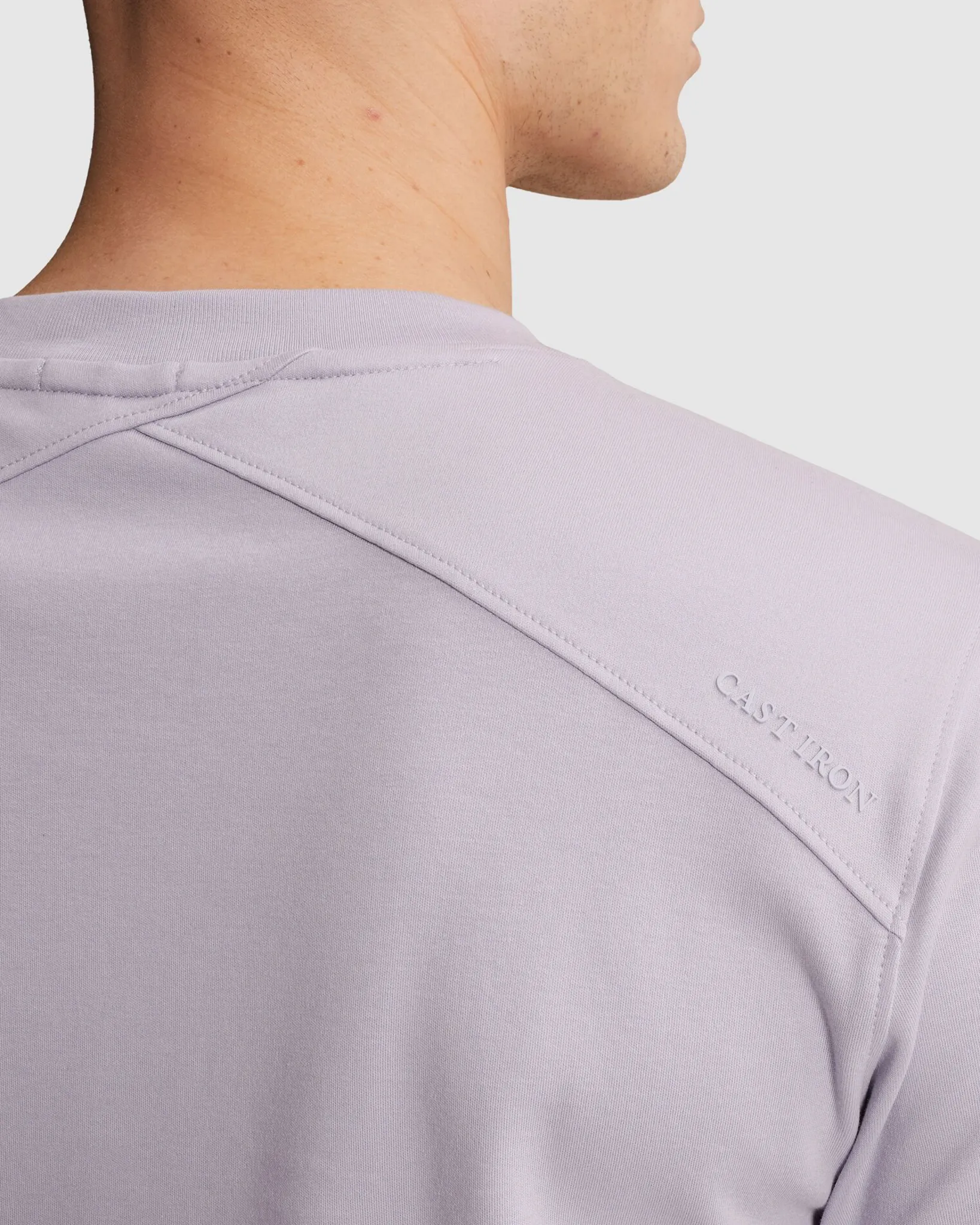 Cast Iron T-shirt Licht blauw 107309-001-L