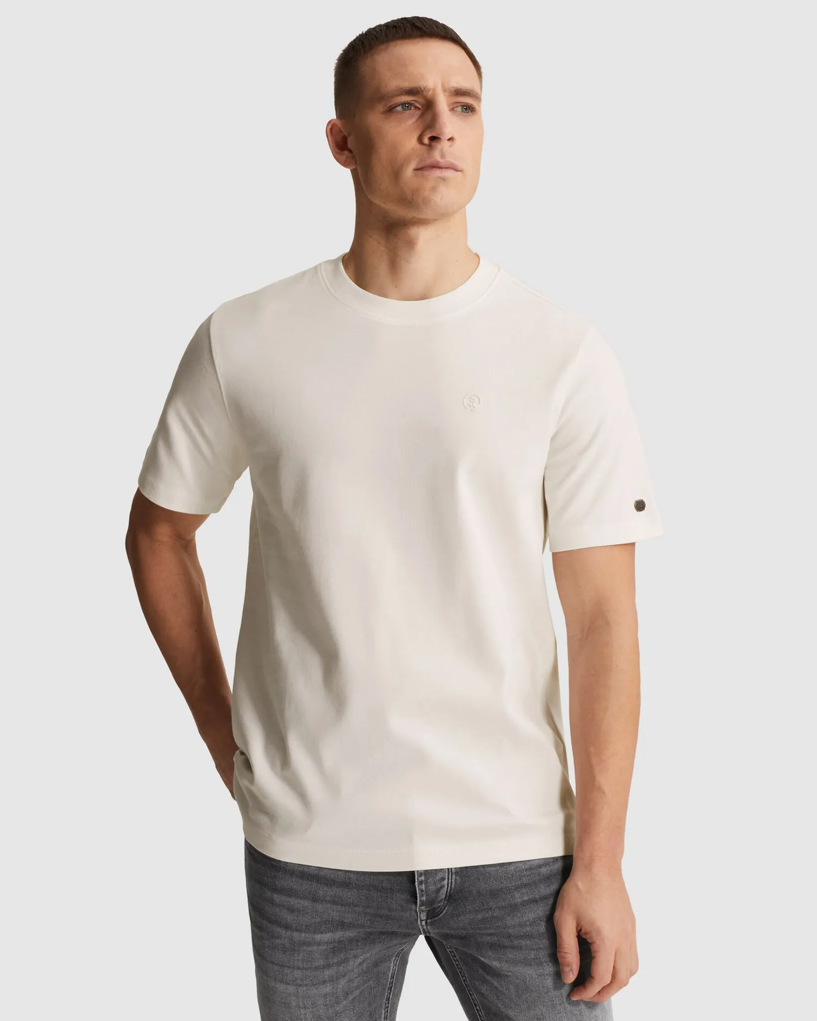 Cast Iron T-shirt  Wit 107311-001-L