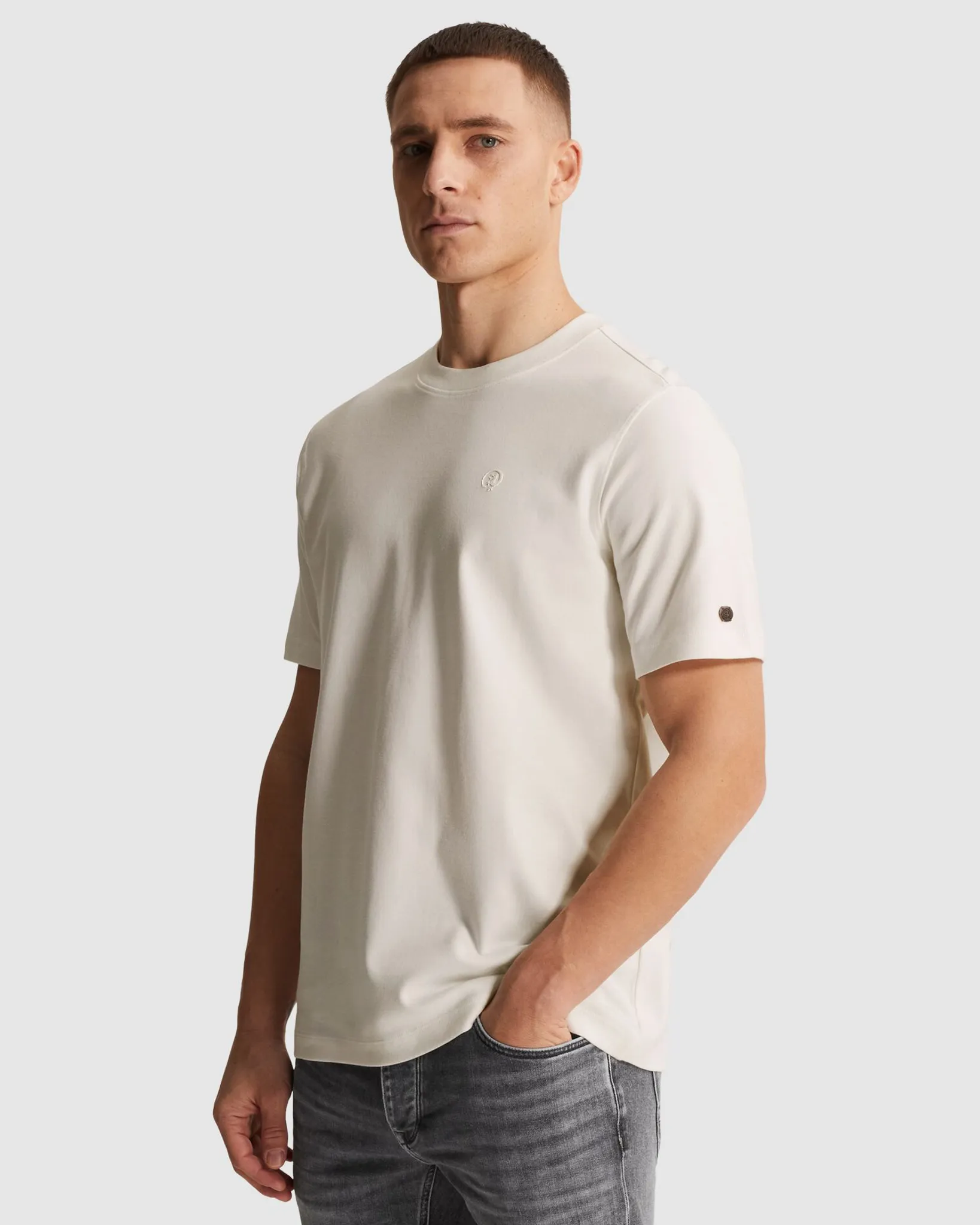 Cast Iron T-shirt  Wit 107311-001-L