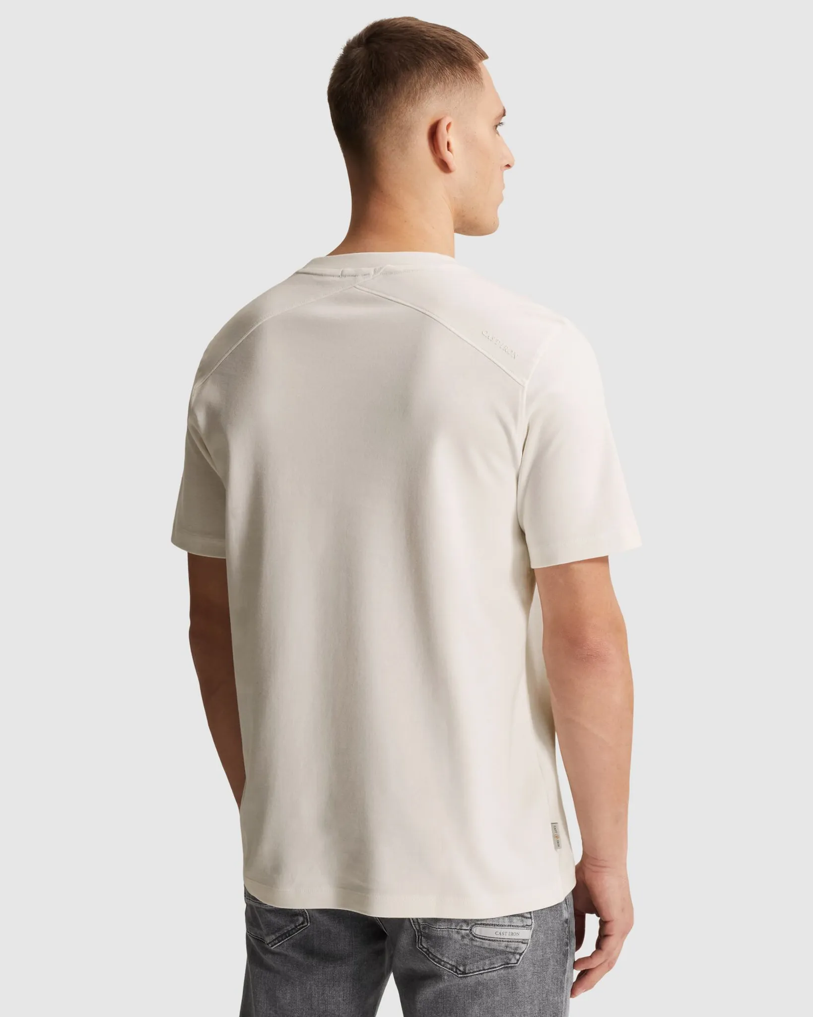 Cast Iron T-shirt  Wit 107311-001-L