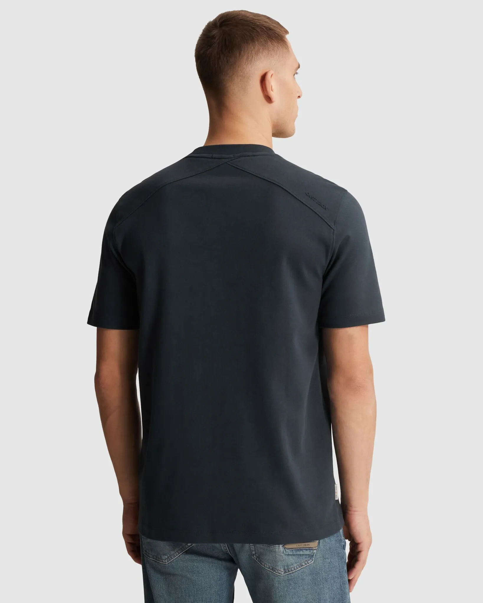 Cast Iron T-shirt  Blauw 107312-001-L
