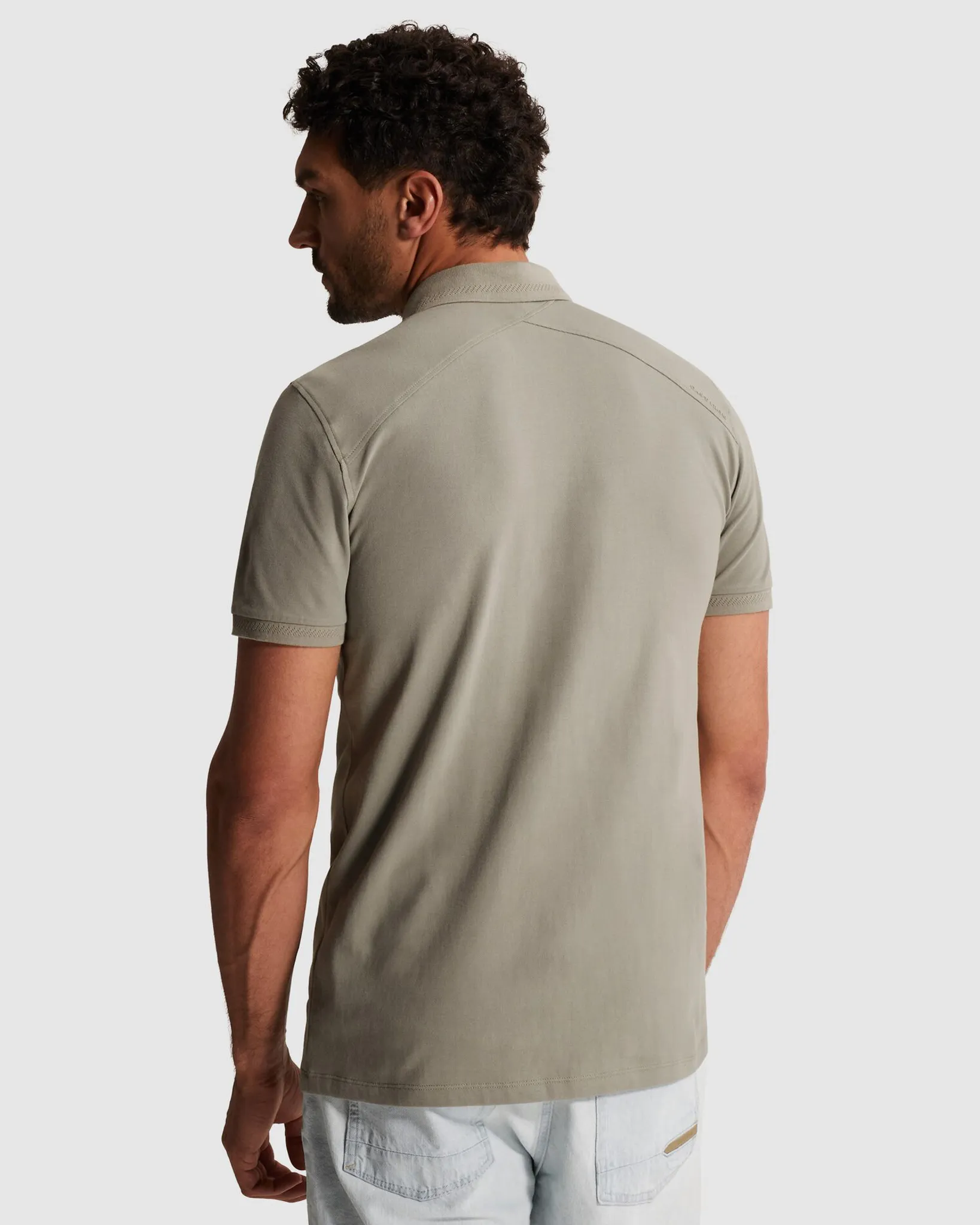 Cast Iron Polo  Groen 107319-001-L