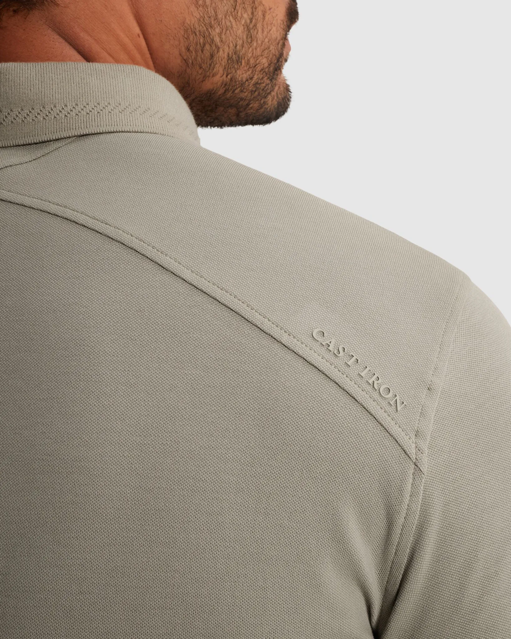 Cast Iron Polo  Groen 107319-001-L