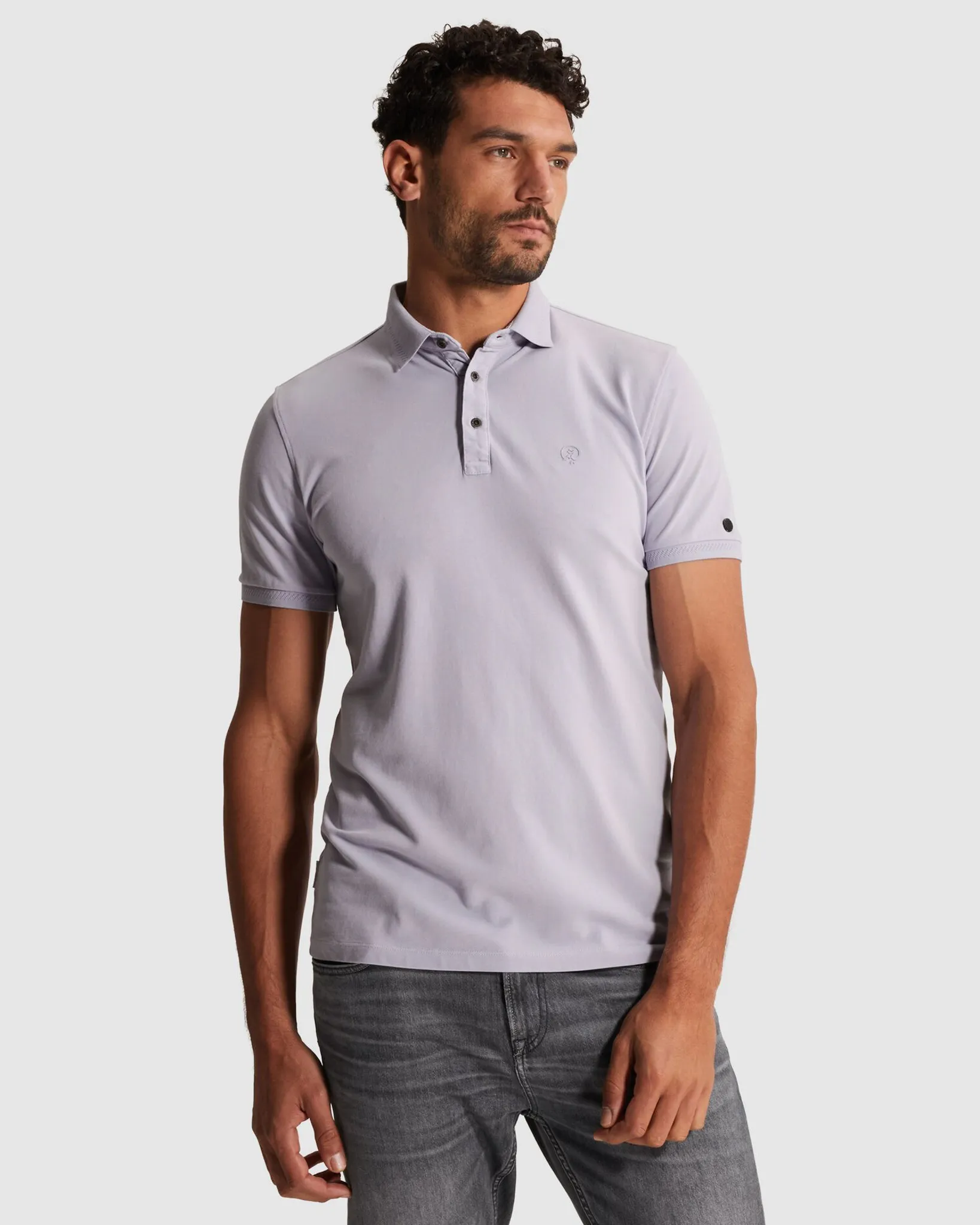 Cast Iron Polo  Licht blauw 107320-001-L